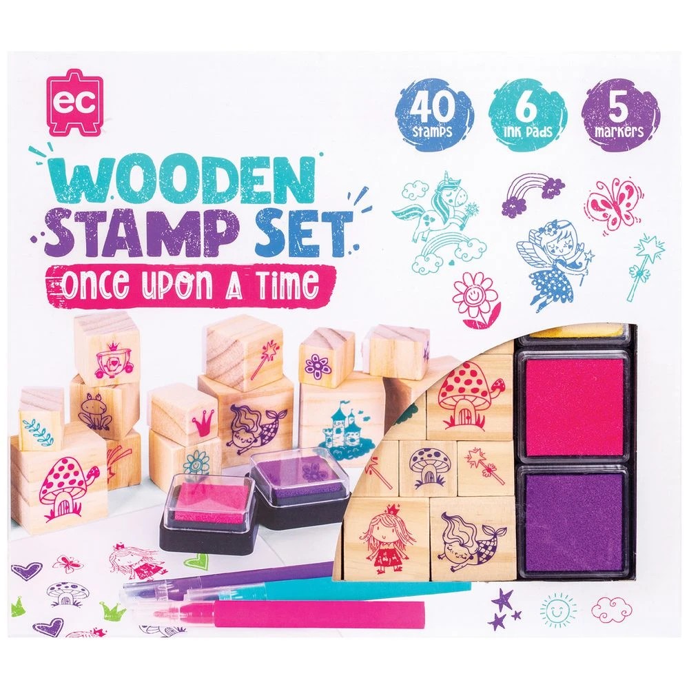 1 Wooden Stamp Set  51pc Once Upon A Time, 1 of 4