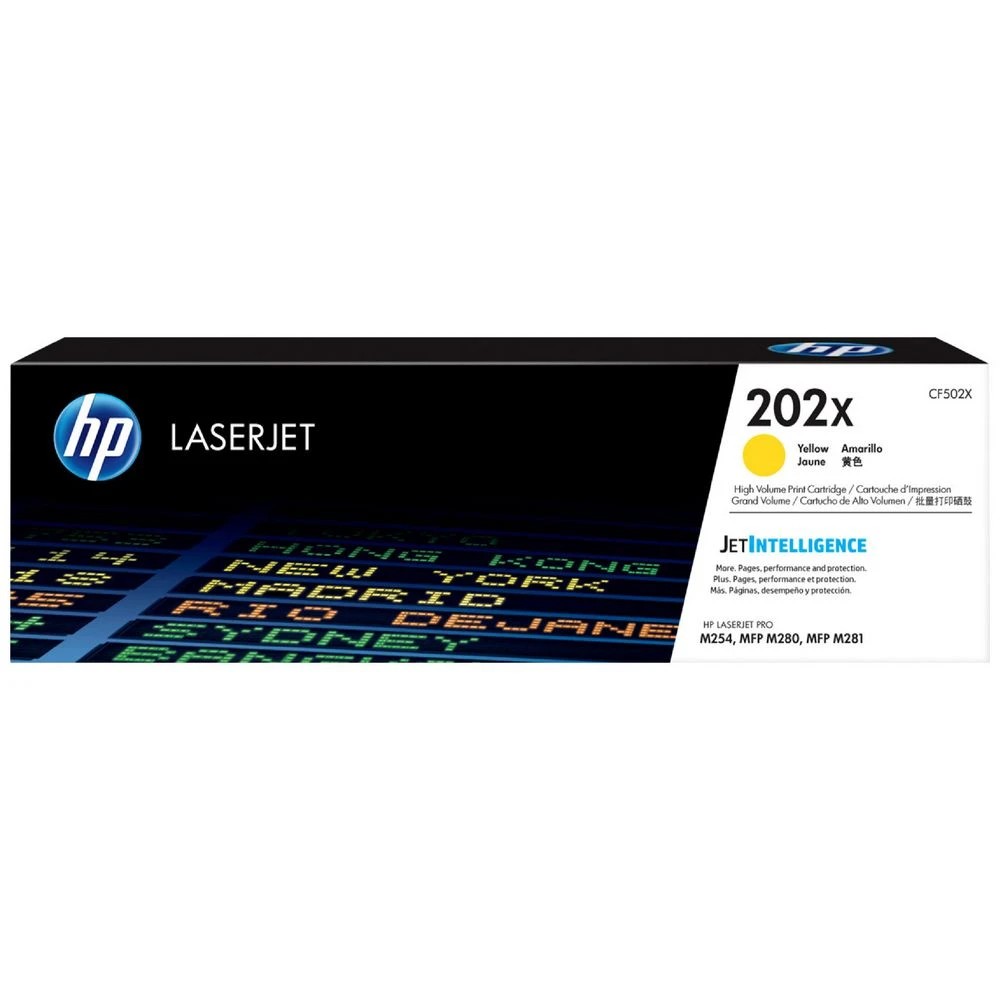 1 HP 202X Toner Cartridge Yellow, 1 of 1