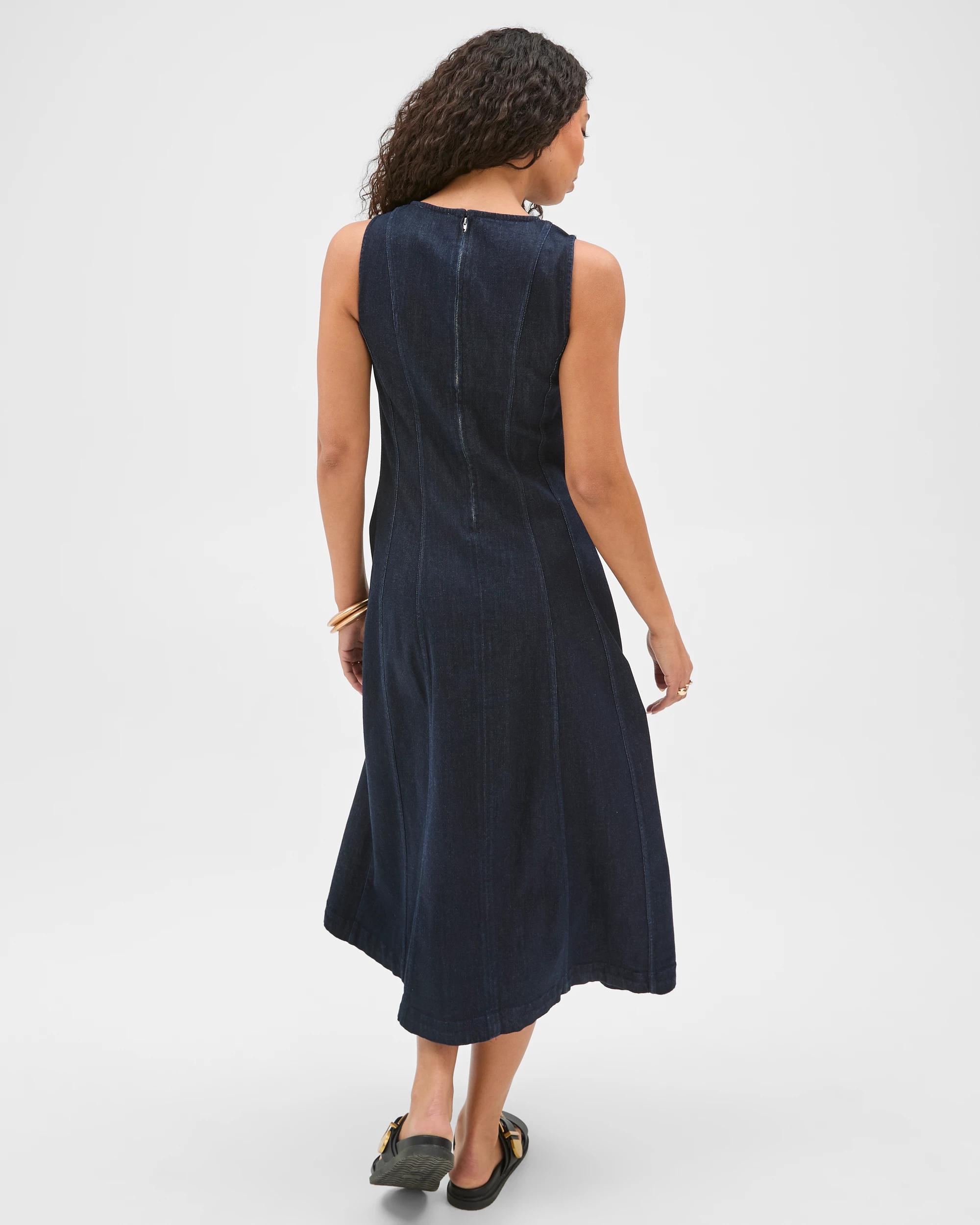 6 Target Denim Denim Maxi Dress RINSE, 6 of 6