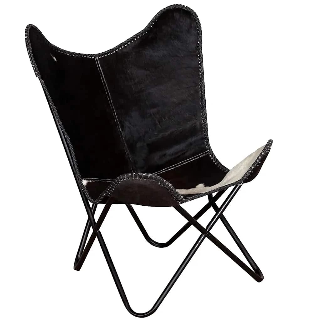 6 vidaXL butterfly chair Foldable - Black, 6 of 9