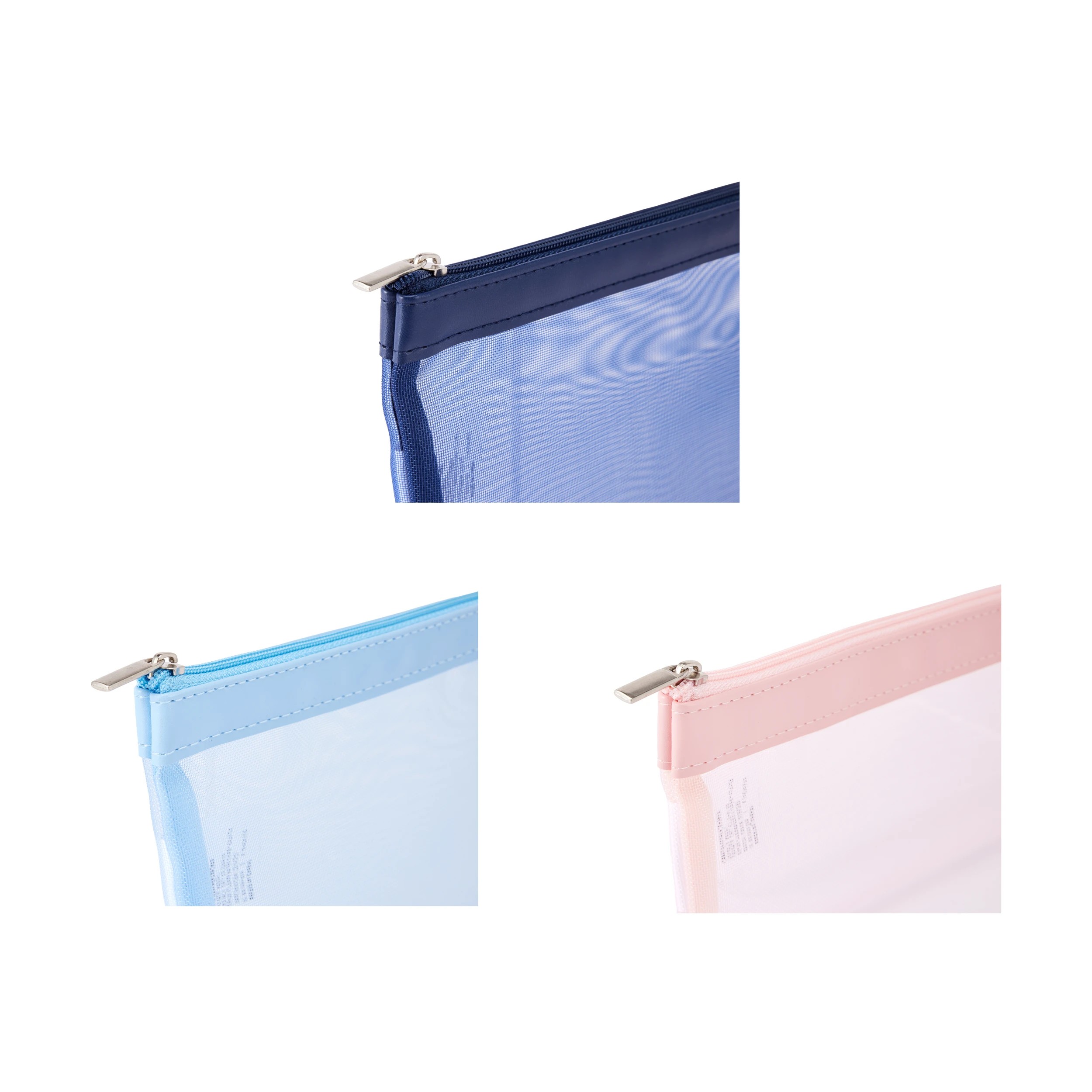 3 3 Pack Mesh Pencil Case, 3 of 6