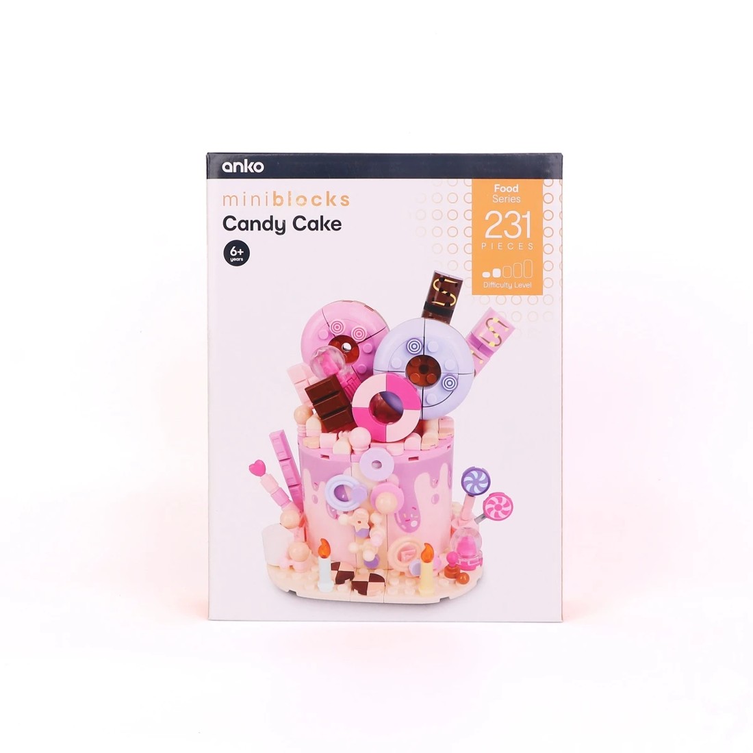 1 231 Piece Mini Blocks Food Series: Candy Cake, 1 of 6