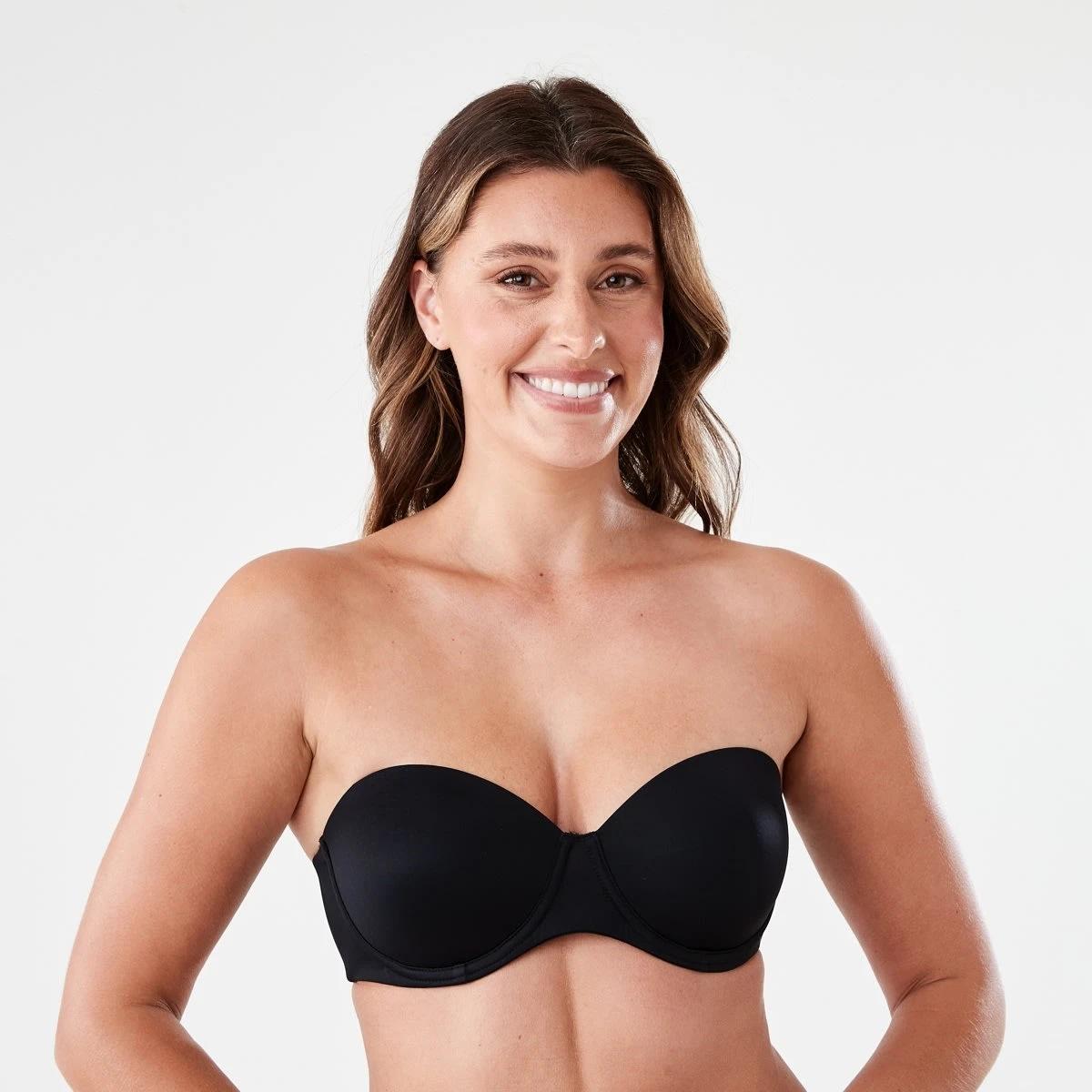 1 Strapless Push-Up Bra BLACK, 1 of 9