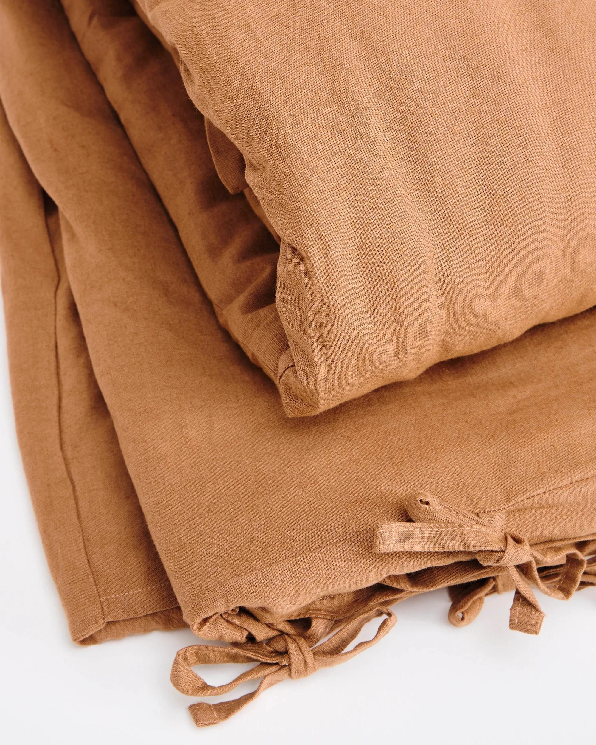 5 Target Laynie Linen/Cotton Quilt Cover Set - Queen Bed - Brown, 5 of 8