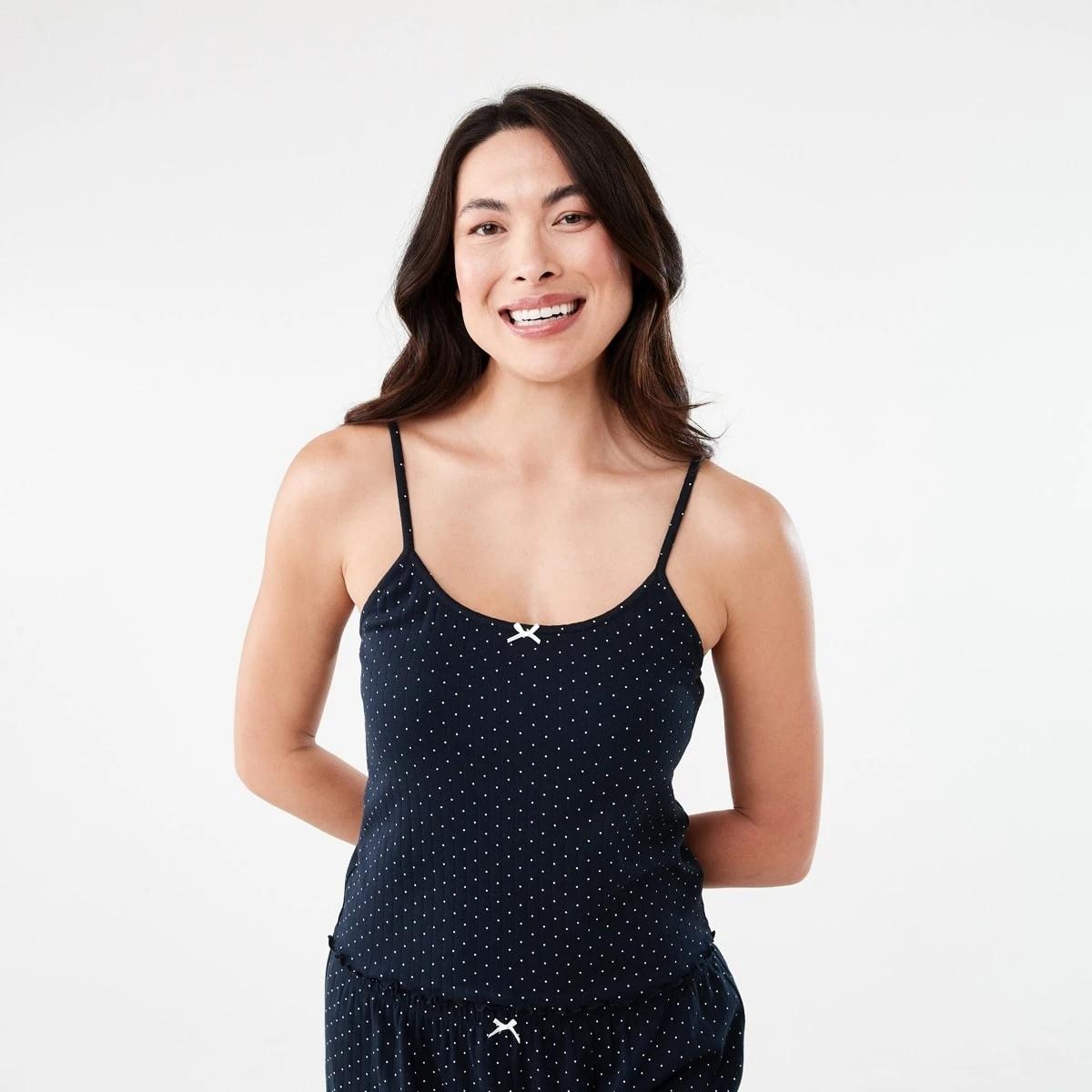 1 Rib Sleep Cami PIN SPOT, 1 of 7