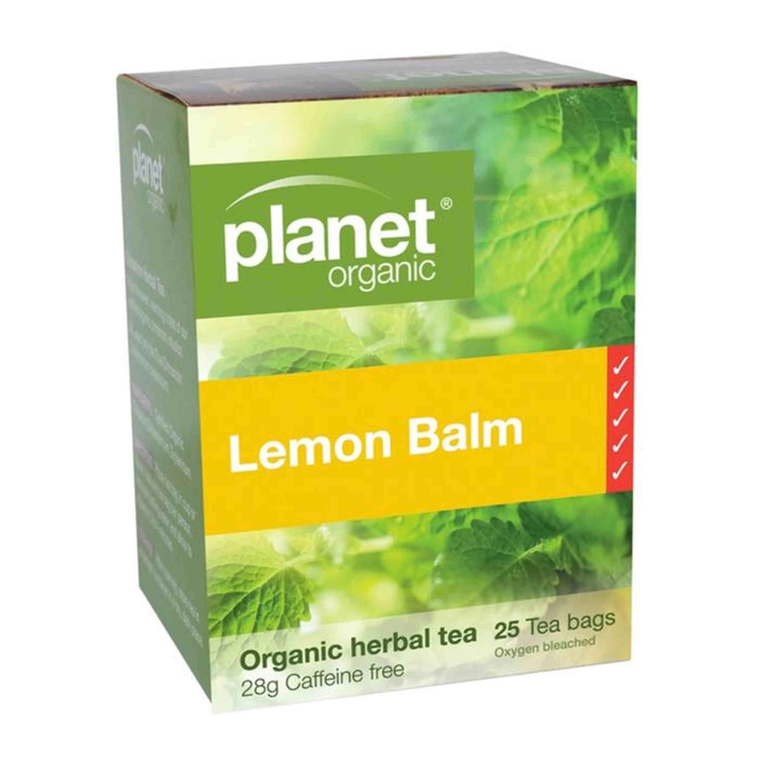 2 PLANET ORGANIC Herbal Tea Bags Lemon Balm 25, 2 of 2