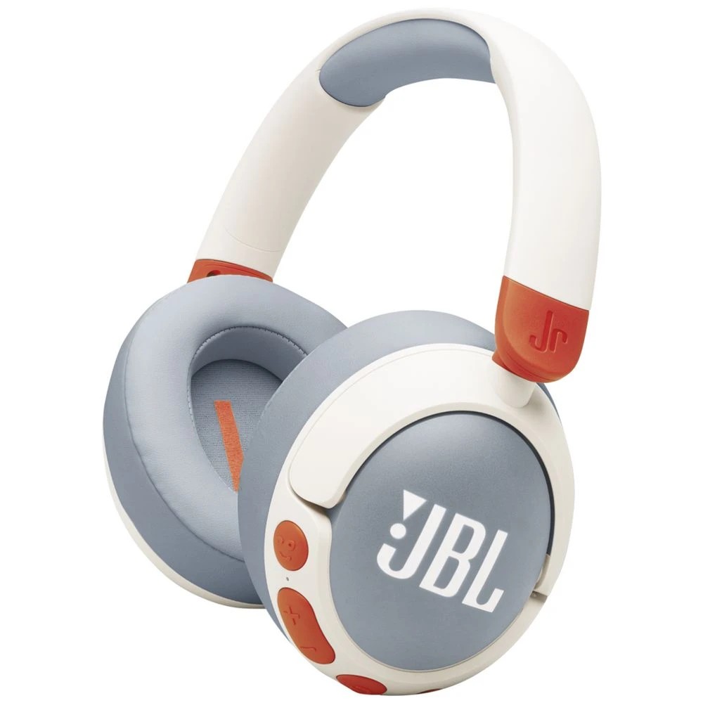 1 JBL JR470 Kids Bluetooth Noise Cancelling Headphones White, 1 of 10