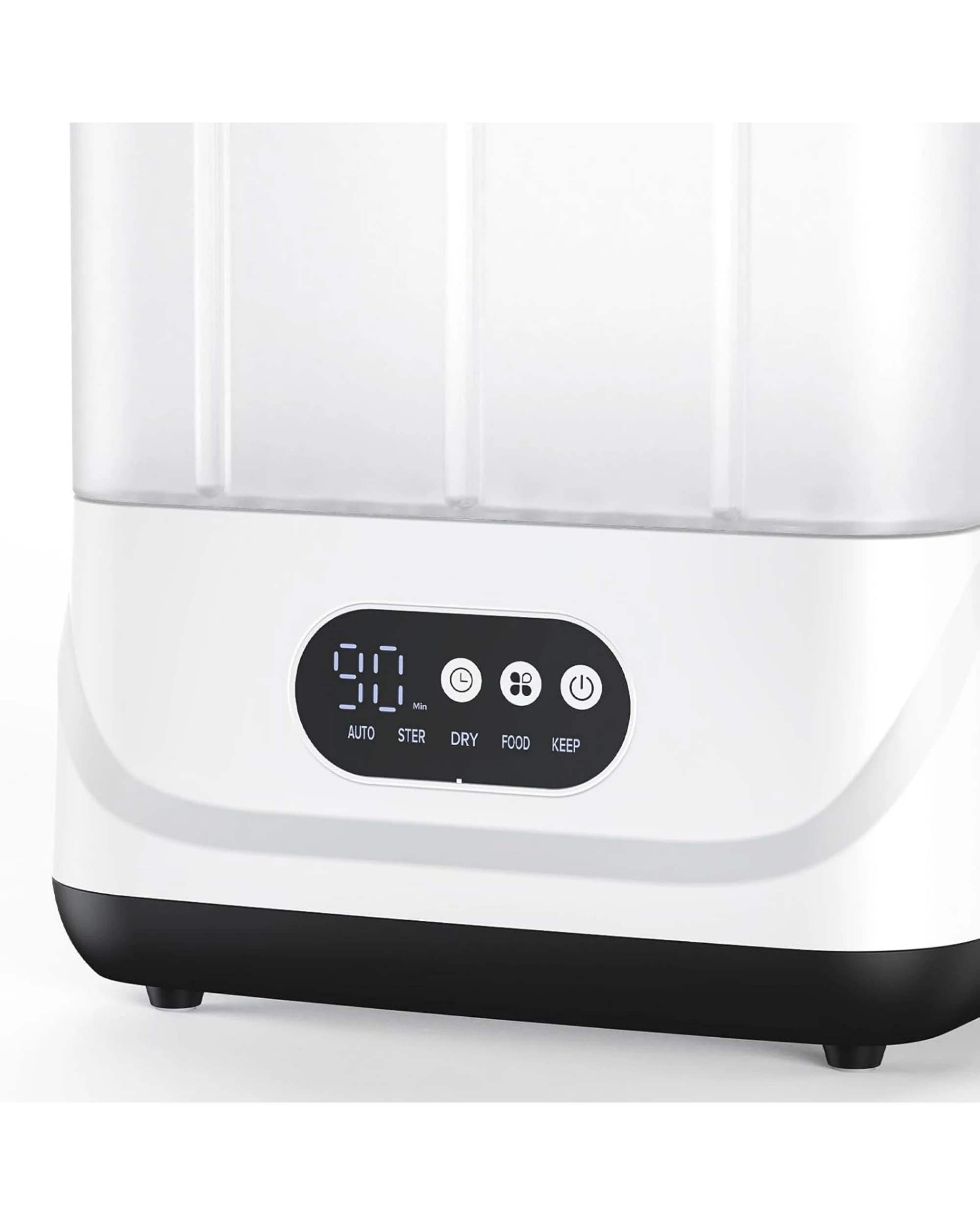 4 Advwin Baby Bottle Steam Sterilizer and Dryer 9Pcs Large Capacity LED Touch Panel - White, 4 of 6