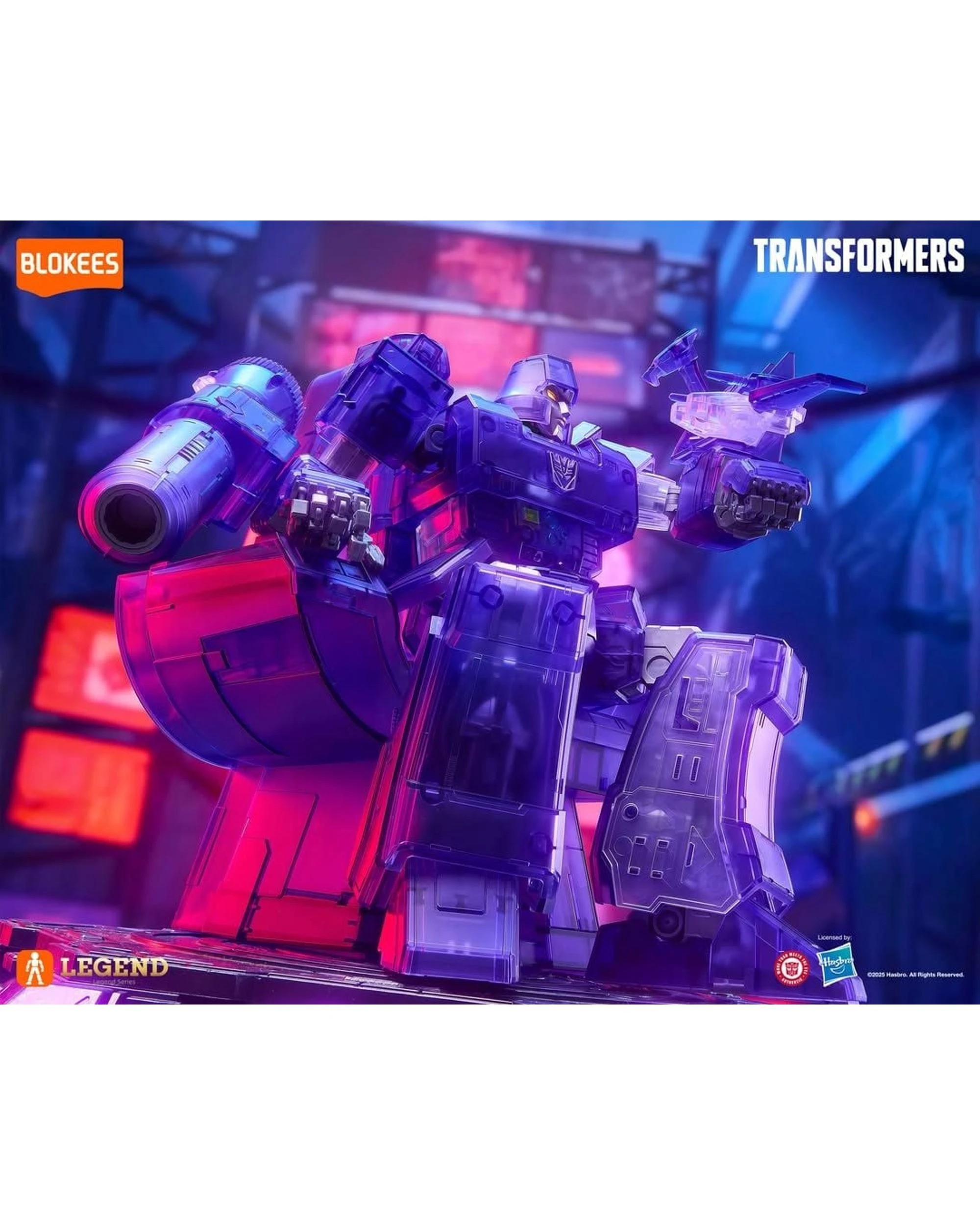 3 Blokees Transformers Megatron G1 Energy Explosion Model Kit, 3 of 7