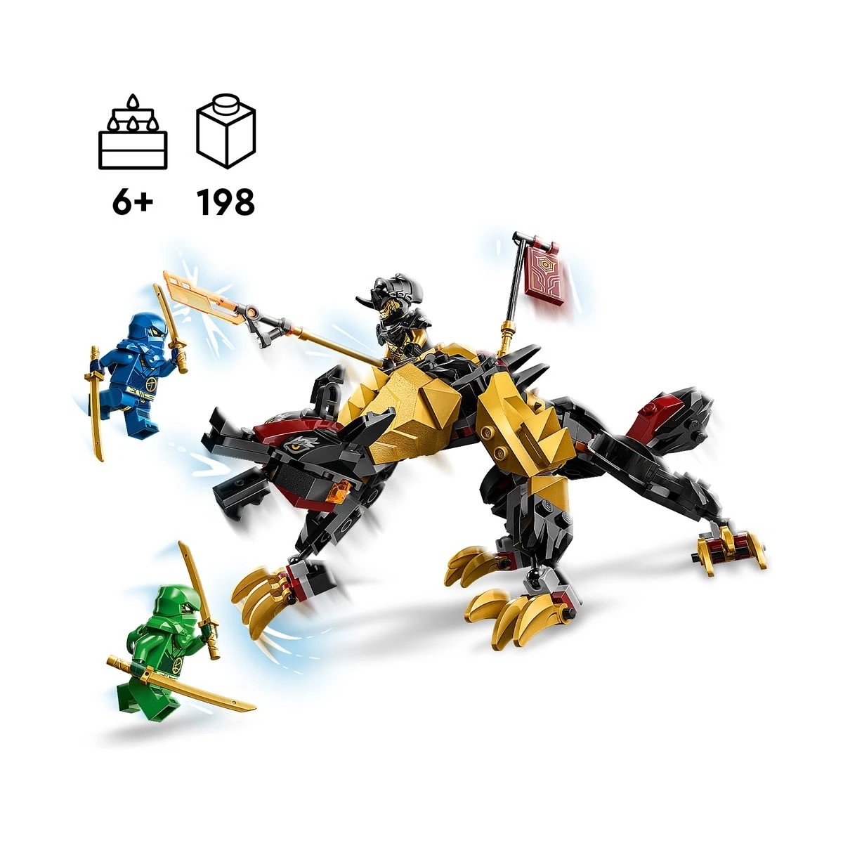 4 LEGO NINJAGO Imperium Dragon Hunter Hound 71790, 4 of 11