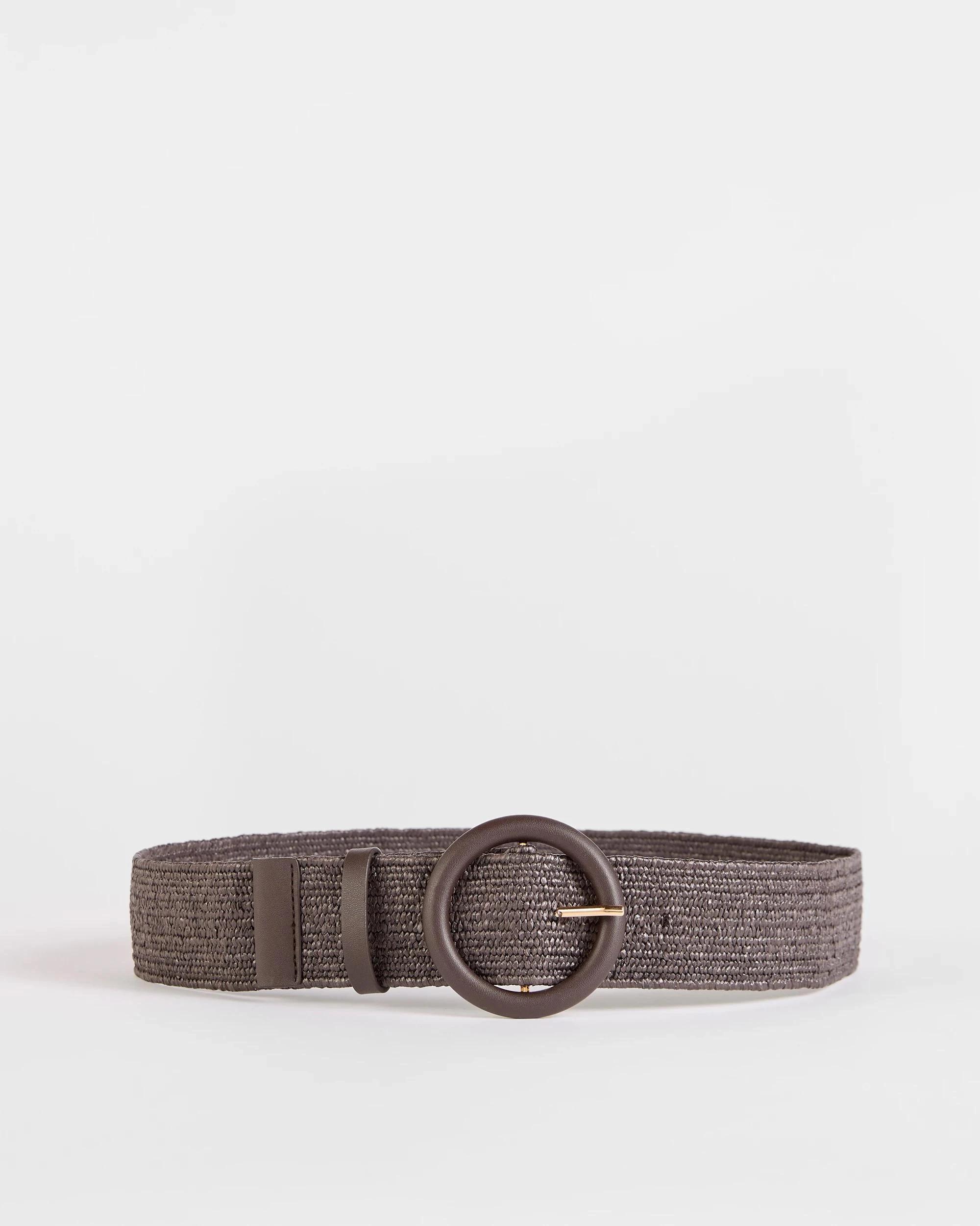 1 Target Summer Stretch Circle Buckle Belt CHOCOLATE, 1 of 2