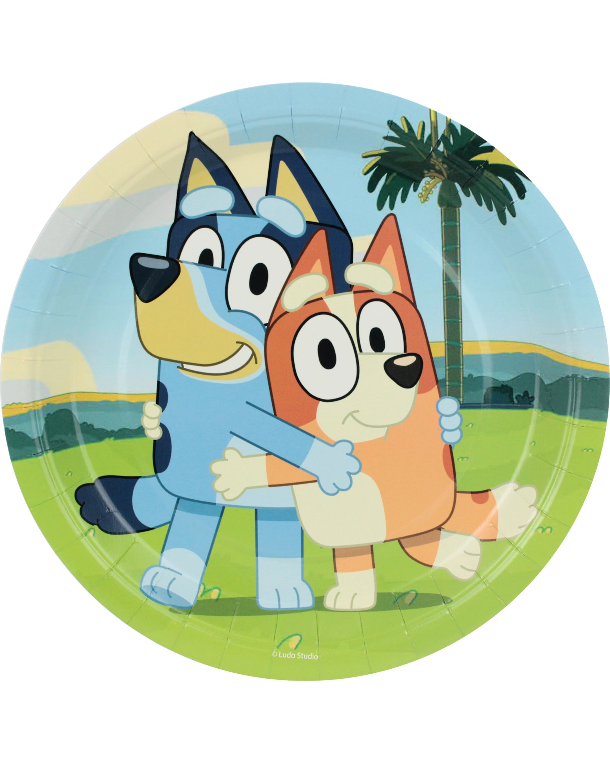 1 Bluey Bluey and Bingo Large Paper Plates Pack of 8, 1 of 2