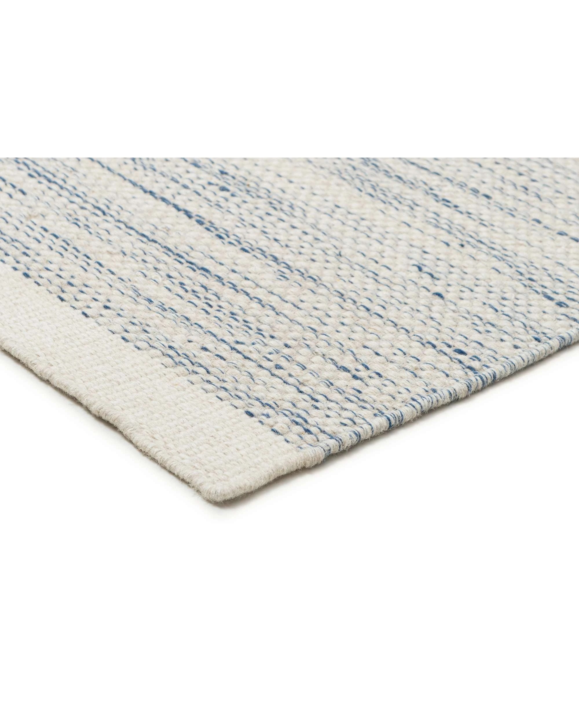 4 Loopsie Evanston Wool Flatweave Rug-230cm x 160cm - Blue, 4 of 7