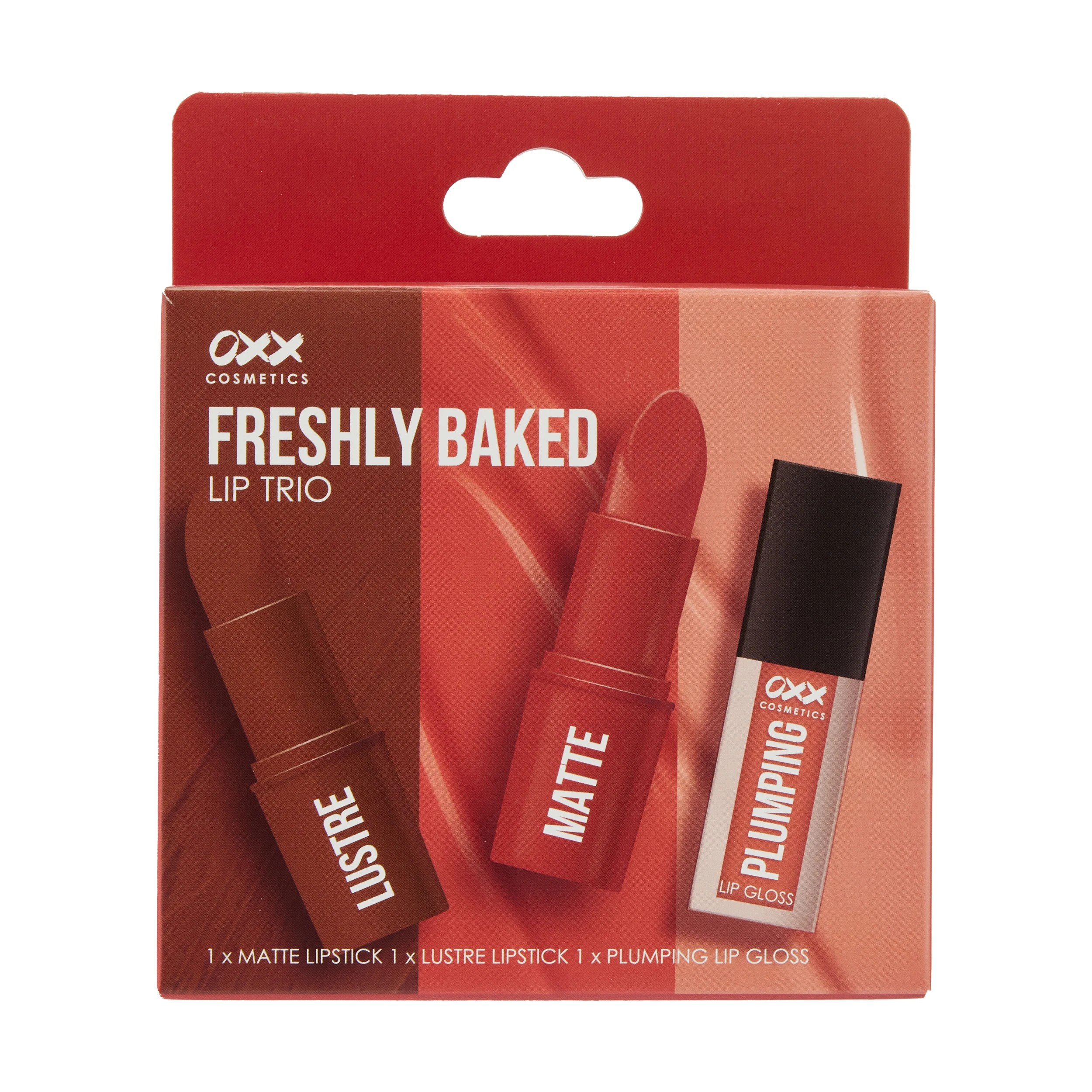 1 OXX Cosmetics Freshly Baked Lip Trio, 1 of 6