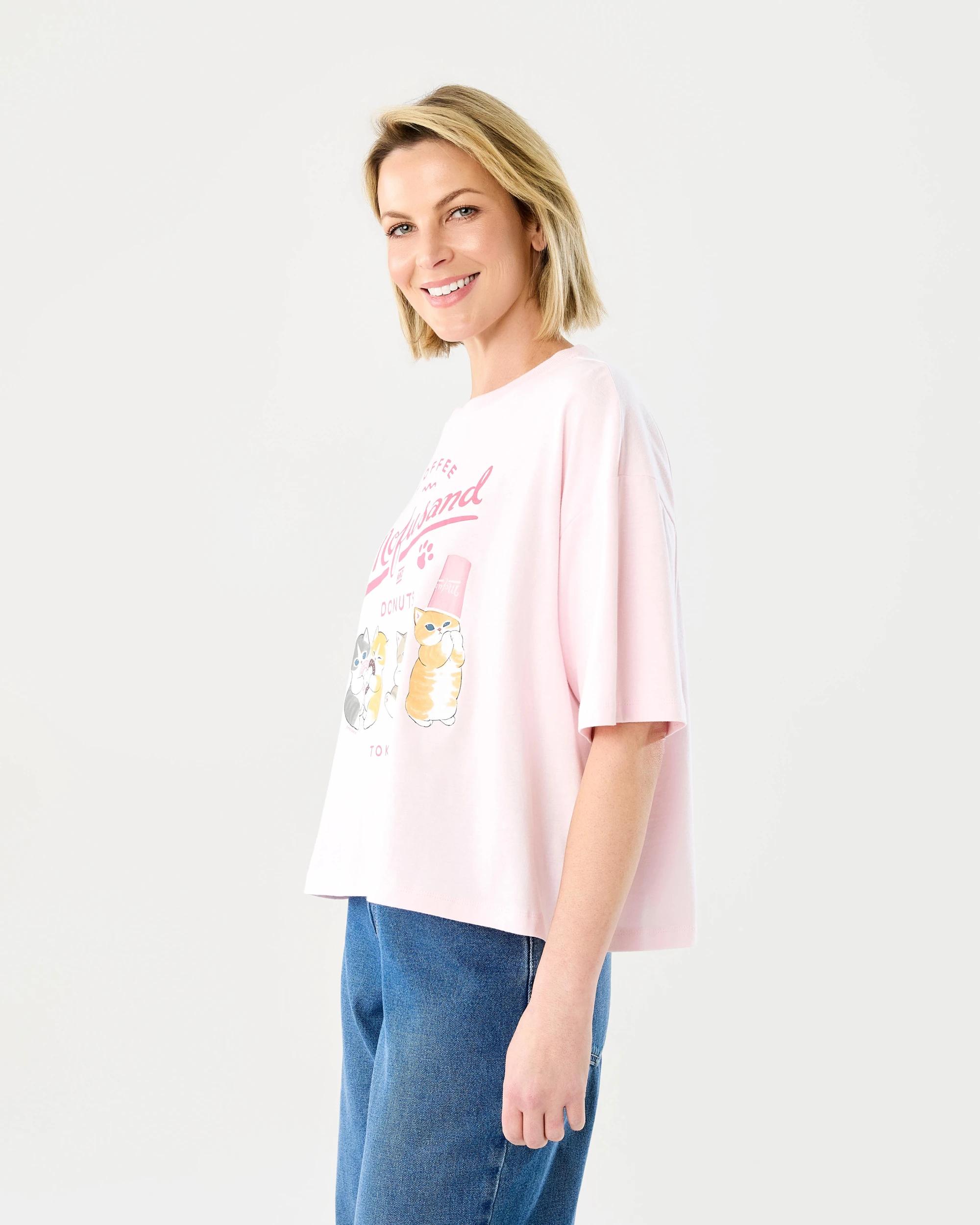 2 Short Sleeve Oversized Mofusand Licensed T-shirt Mofusanddt, 2 of 6