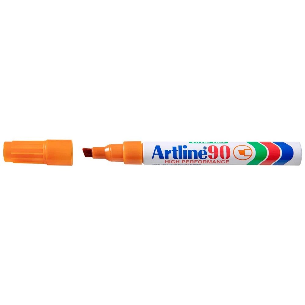 1 Artline 90 Permanent Marker Orange, 1 of 2