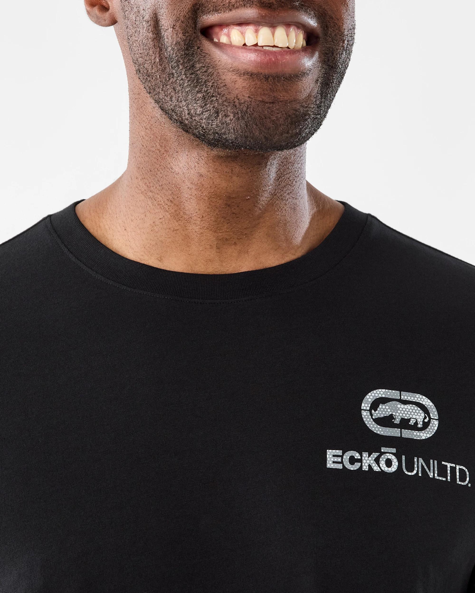 5 Ecko License Longline T-Shirt Blk Camo, 5 of 8