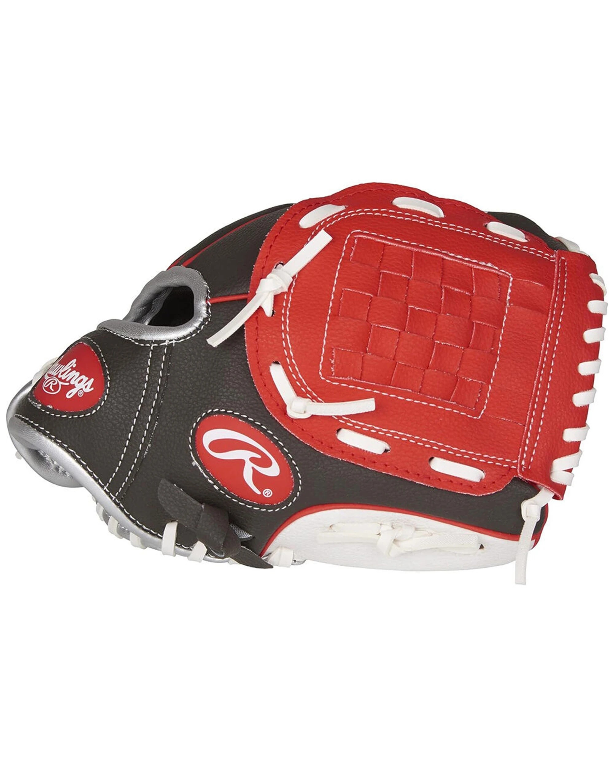 3 Rawlings Players Series Youth 10-Inch Baseball Glove Basket Web Pattern - Multi, 3 of 4