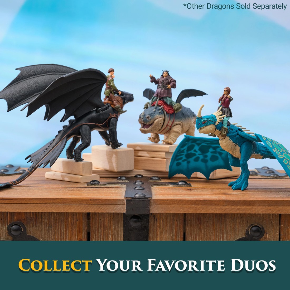 7 How To Train Your Dragon Toothless and Hiccup Action Figure Set, 7 of 7