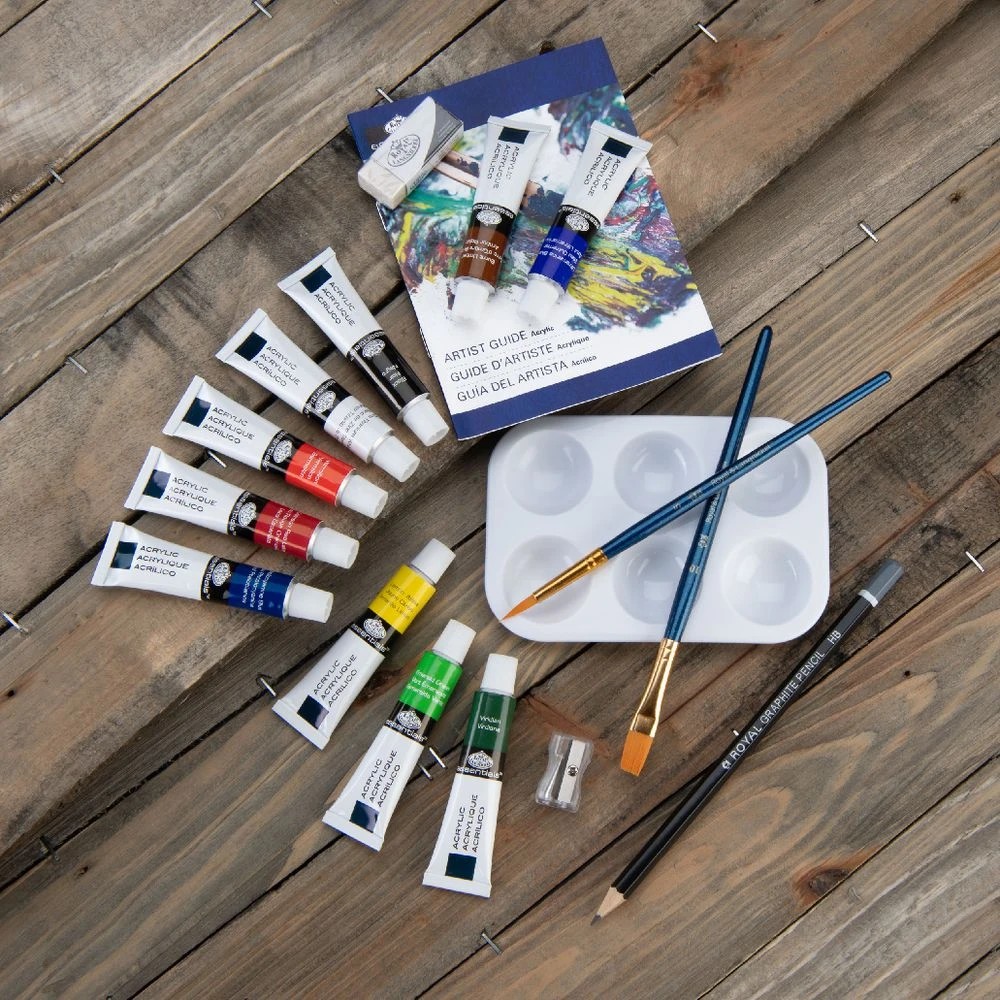 7 Royal & Langnickel Large Window Artist Tin Acrylic Set 18pc, 7 of 9