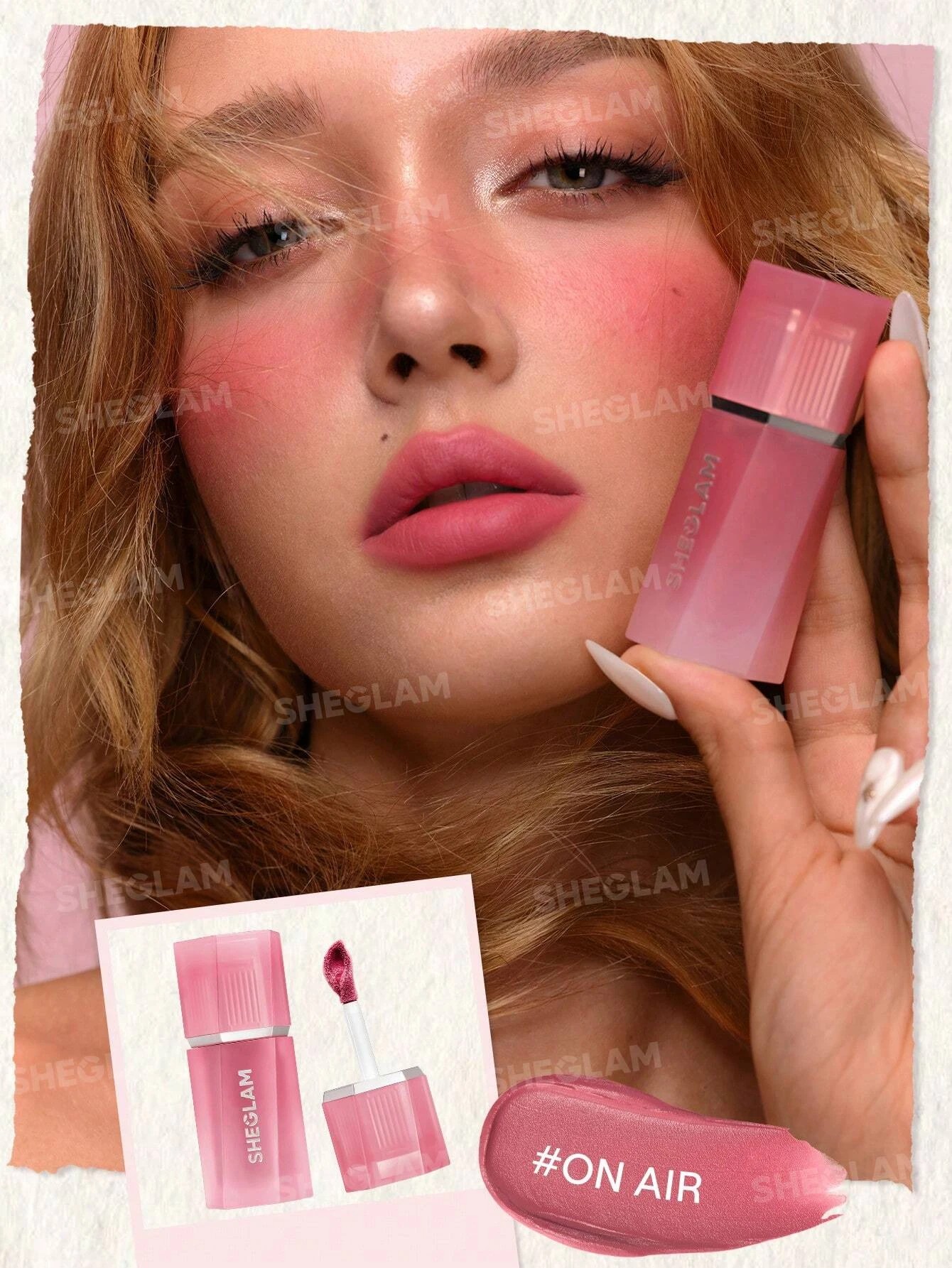 4 SHEGLAM Air Plush Lip & Cheek Cream - On Air, 4 of 9