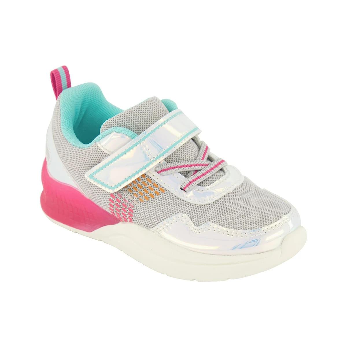 3 Junior Light Up High Top Shoes Lunar Grey, 3 of 6
