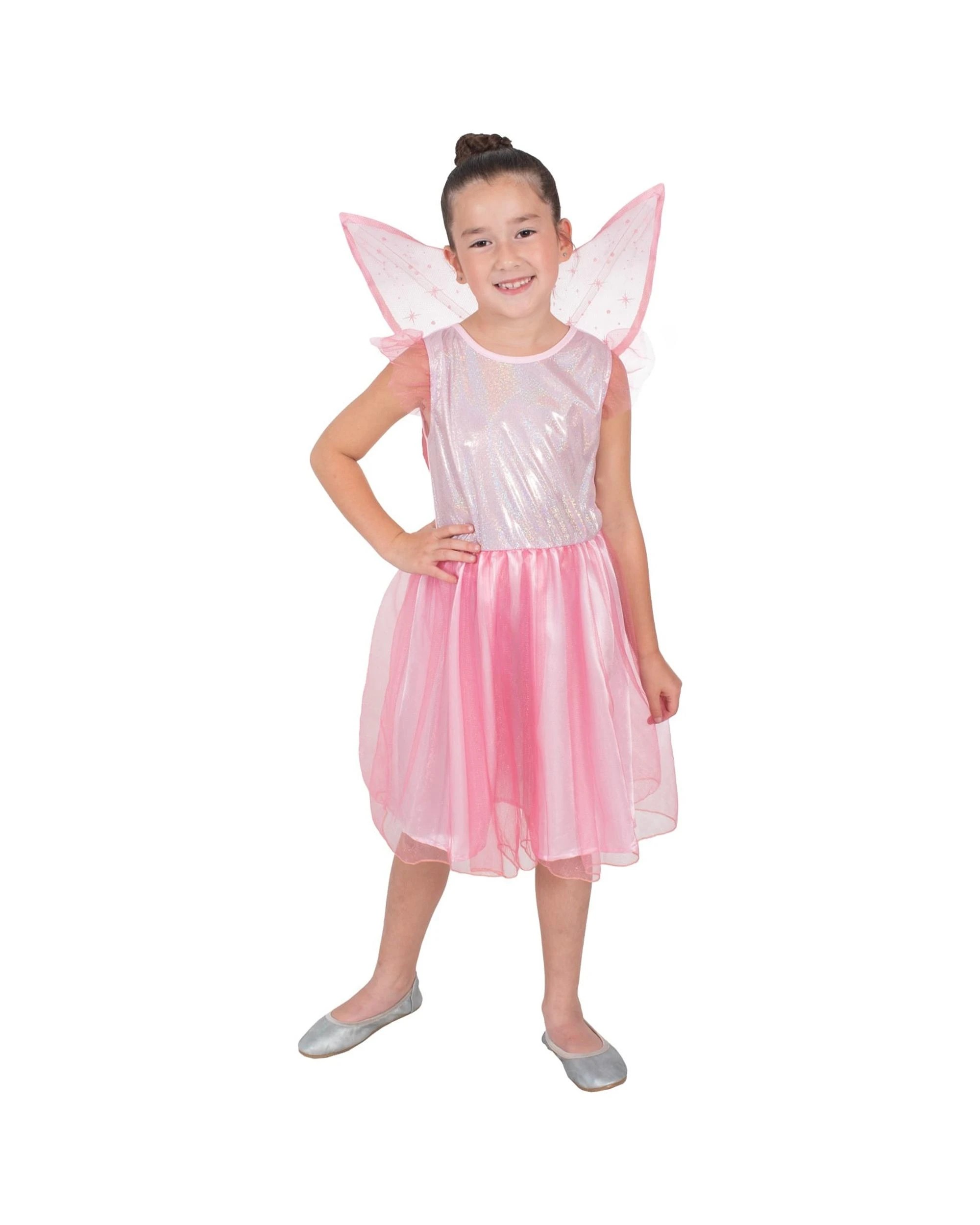 3 Fairy Pretty in Pink Child Costume Size 6-8 Years, 3 of 5
