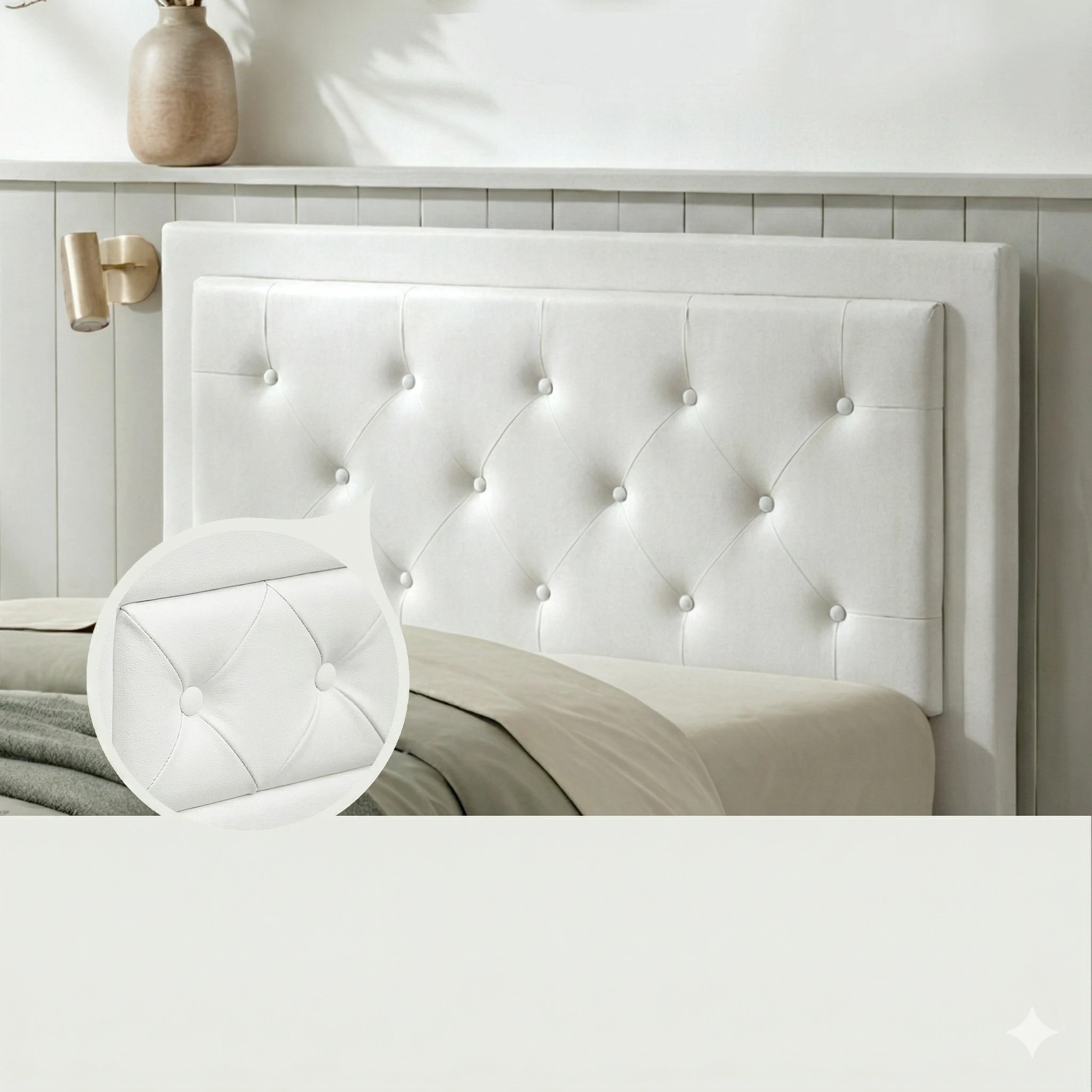 5 Artiss Bed Frame with Storage Leather Gas Lift Bed Bedside Table Set Tufted Headboard - King Single Bed - Multi, 5 of 9