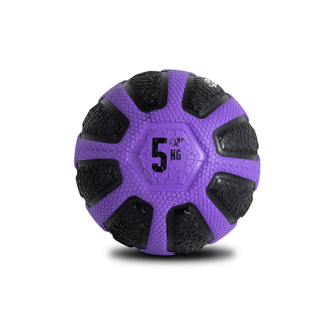 1 BODYWORX Medicine Ball 5kg Rubber Home Gym CrossFit Training Textured Grip - Multi, 1 of 2