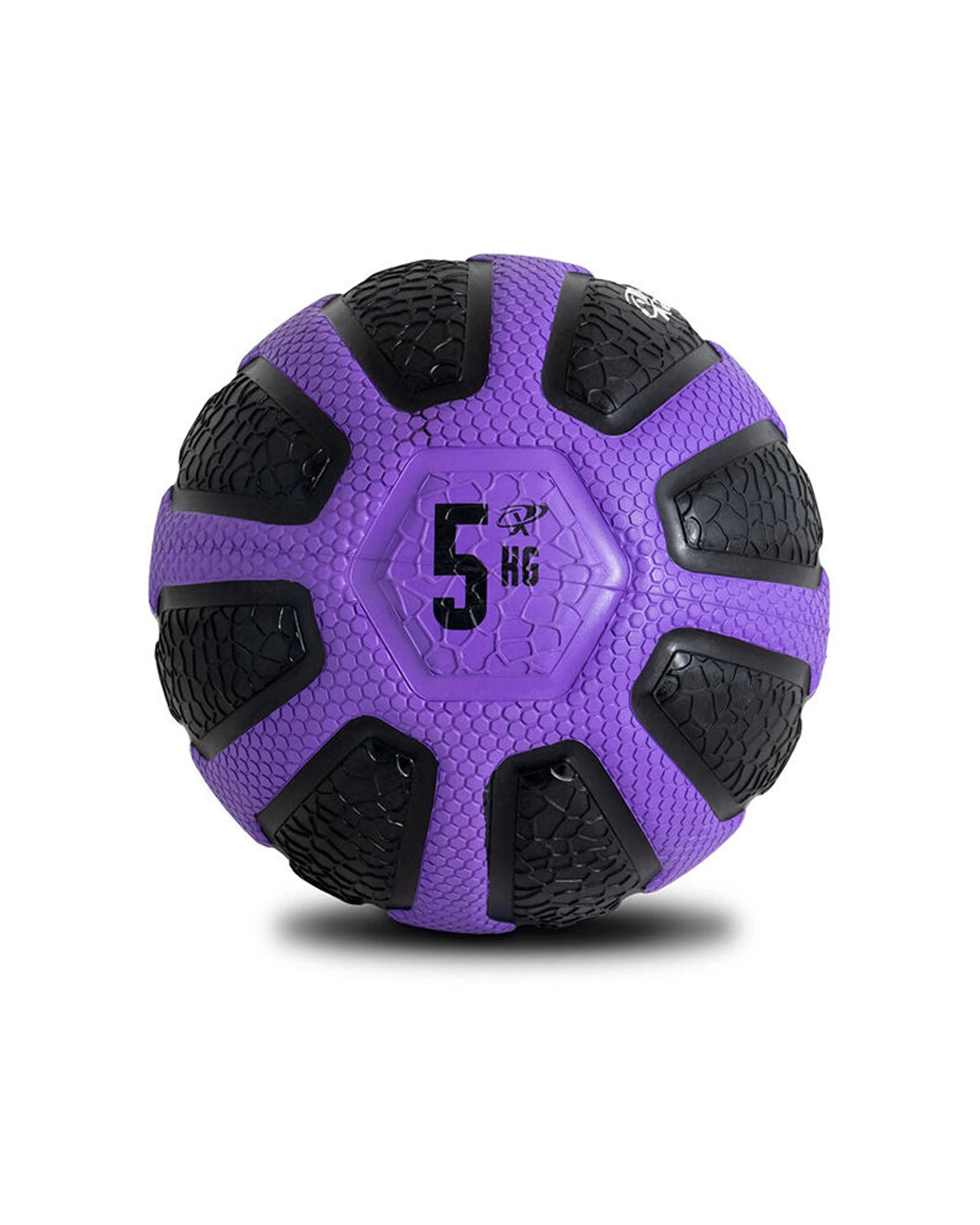 1 BODYWORX Medicine Ball 5kg Rubber Home Gym CrossFit Training Textured Grip - Multi, 1 of 2