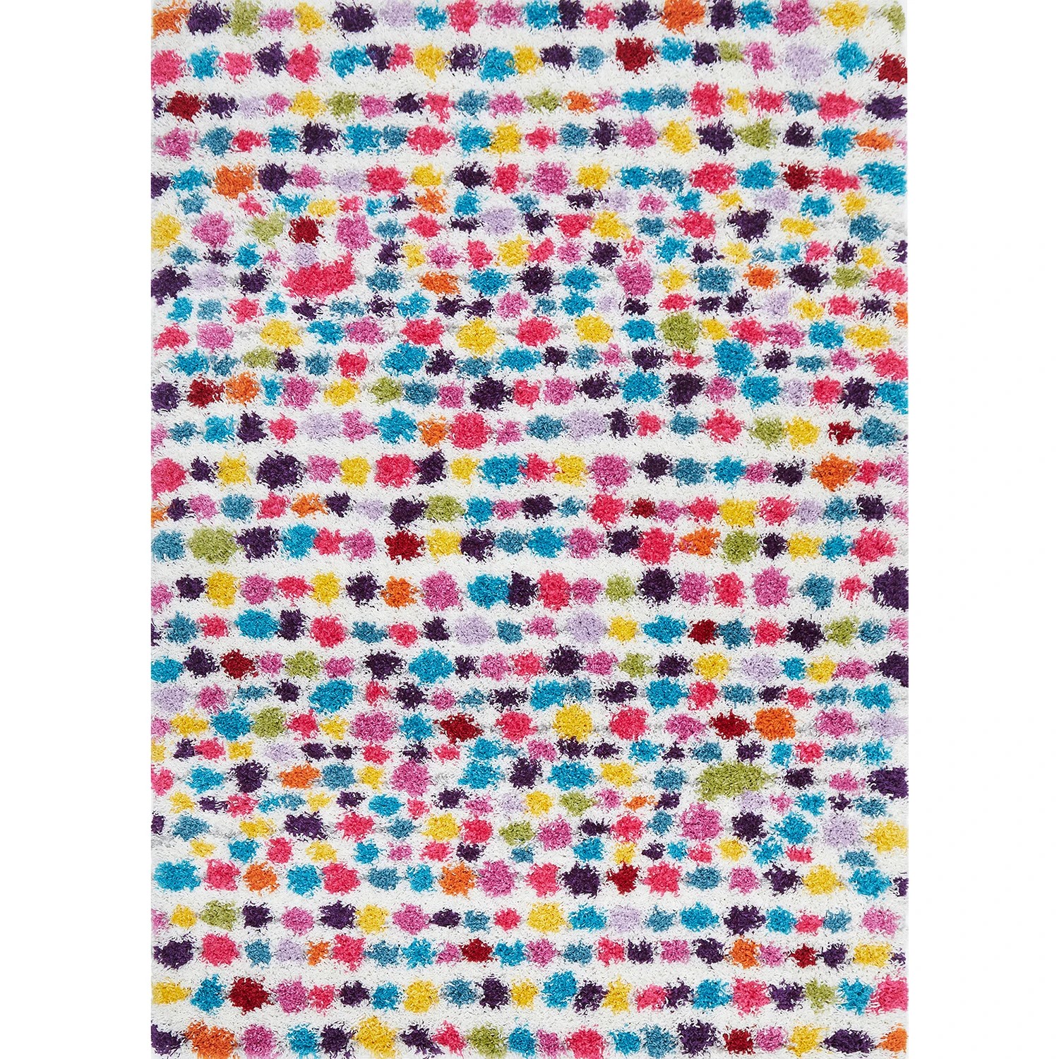 2 Common Ground Rugs Fantasy Dot 150x80cm - Small Pet Friendly Floor Rug - Multi, 2 of 8