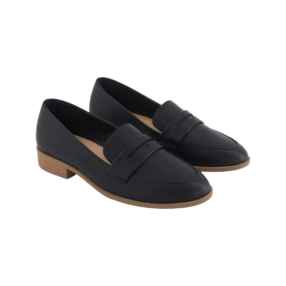2 Saddle Loafer Flats Black, 2 of 5