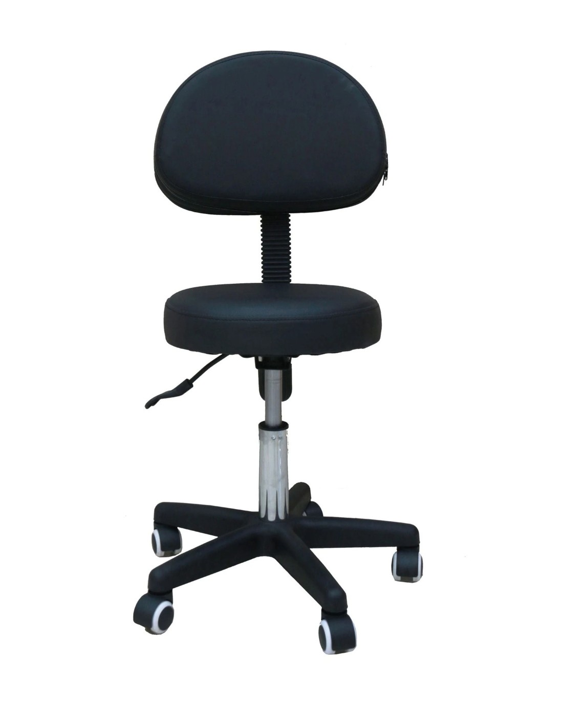 Ellie & Ruby Salon Stool Adjustable Swivel Chair Backrest Hairdressing ...