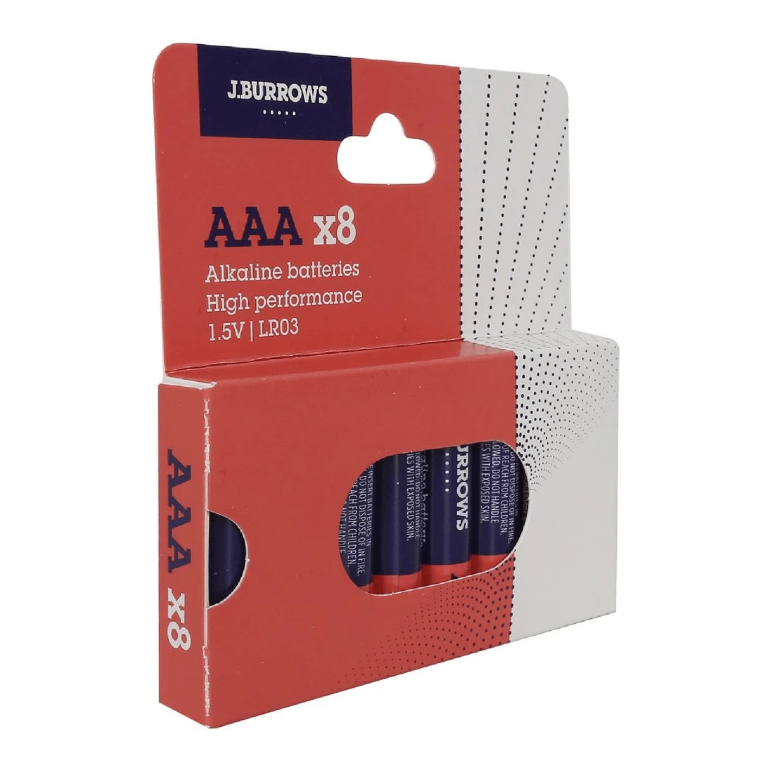 3 J.Burrows AAA Batteries 8 Pack, 3 of 6