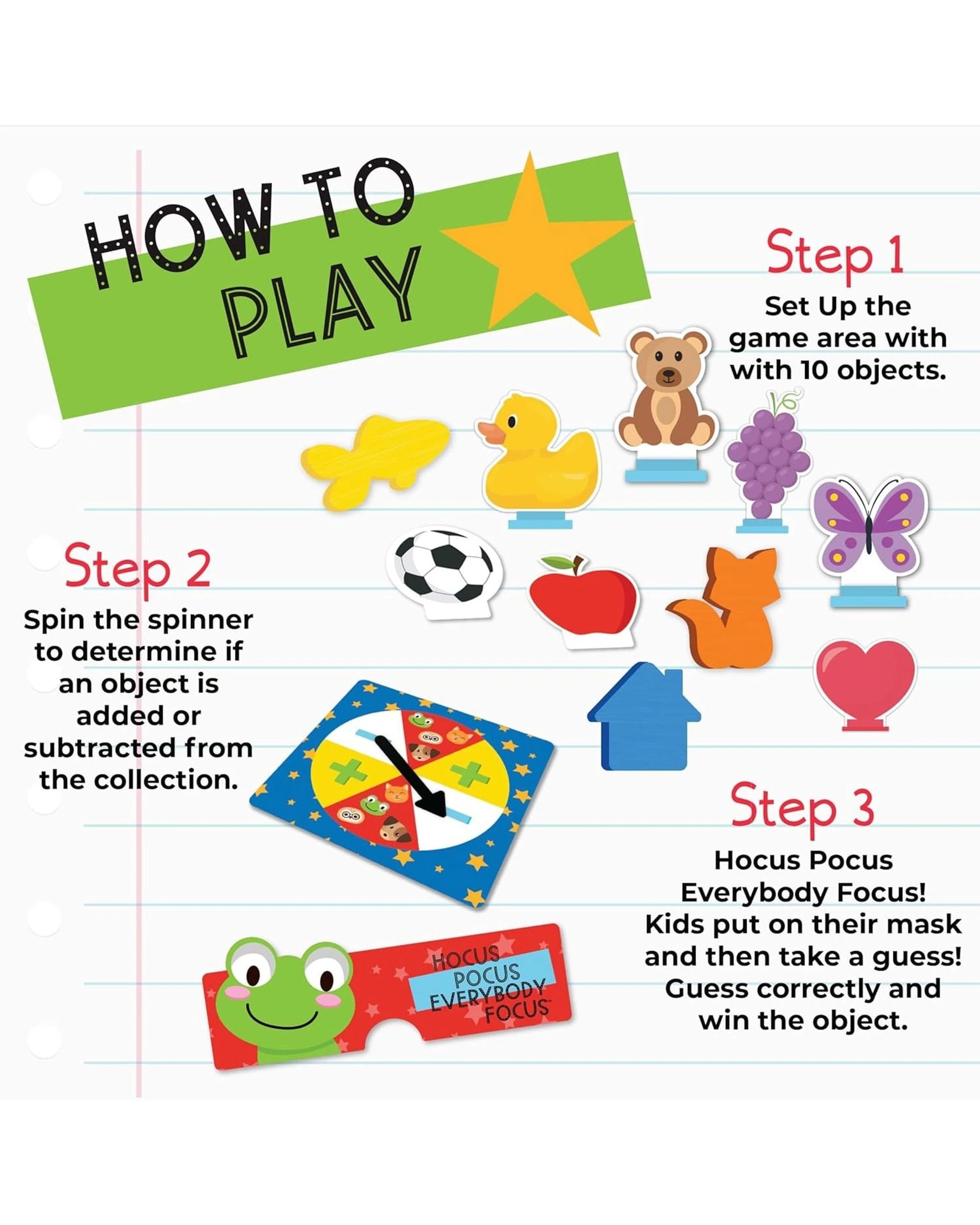 4 Hocus Pocus Everybody Focus Card Game, 4 of 7