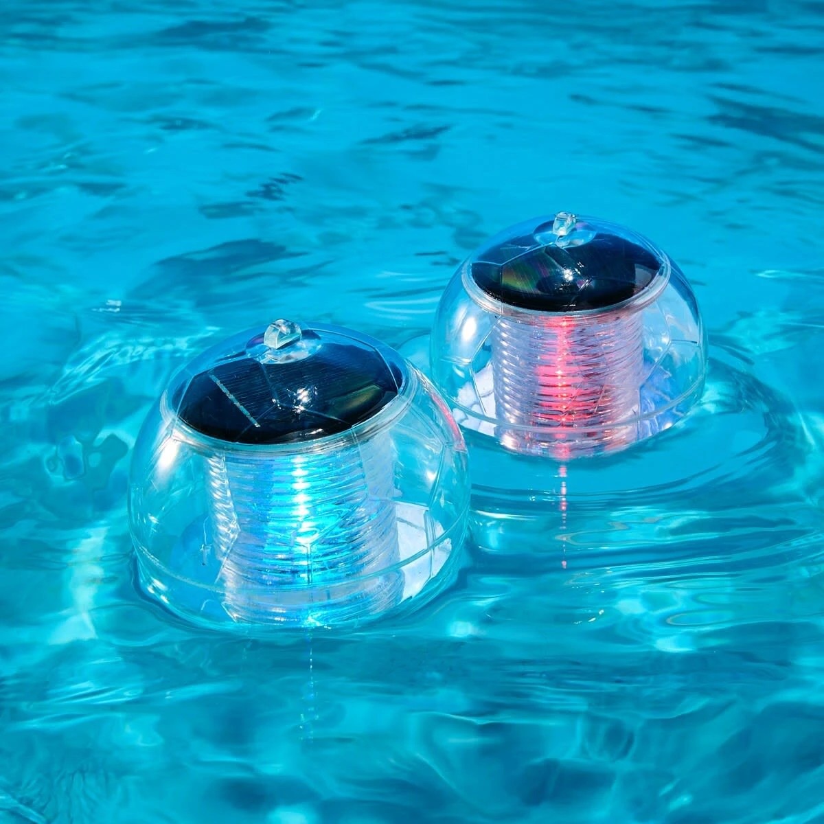 1 2 Pack Solar Pool Lights, 1 of 6