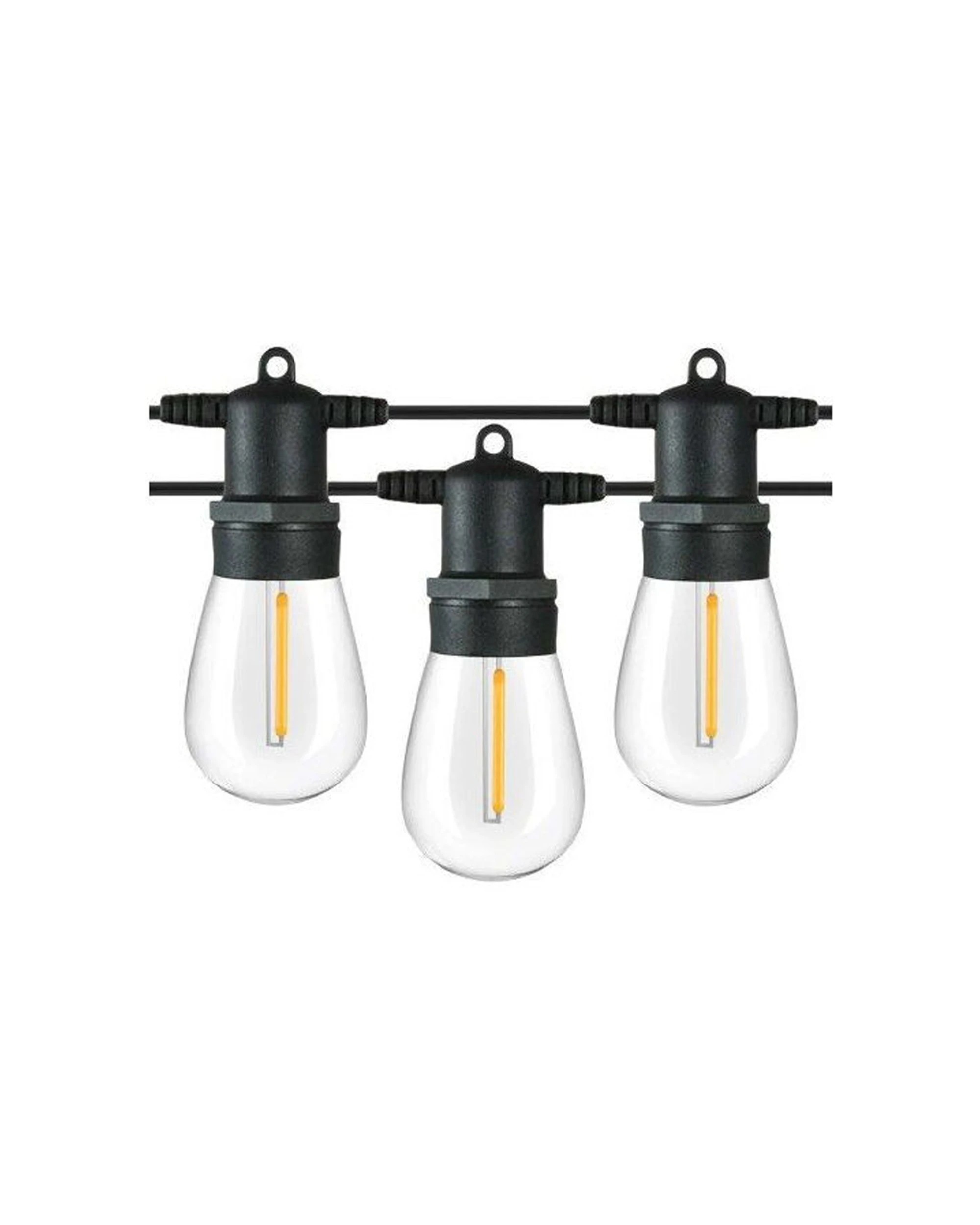 3 LumiFX 2PK 10 Bulb Indoor & Outdoor Festoon Lights With 8 Lighting Effects 10m Warm - White, 3 of 10
