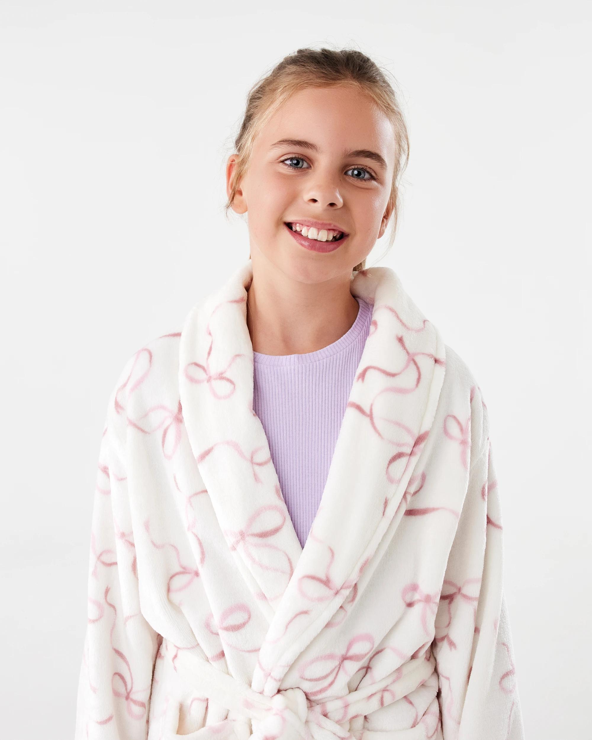 3 Printed Gown Pnk Bows, 3 of 7