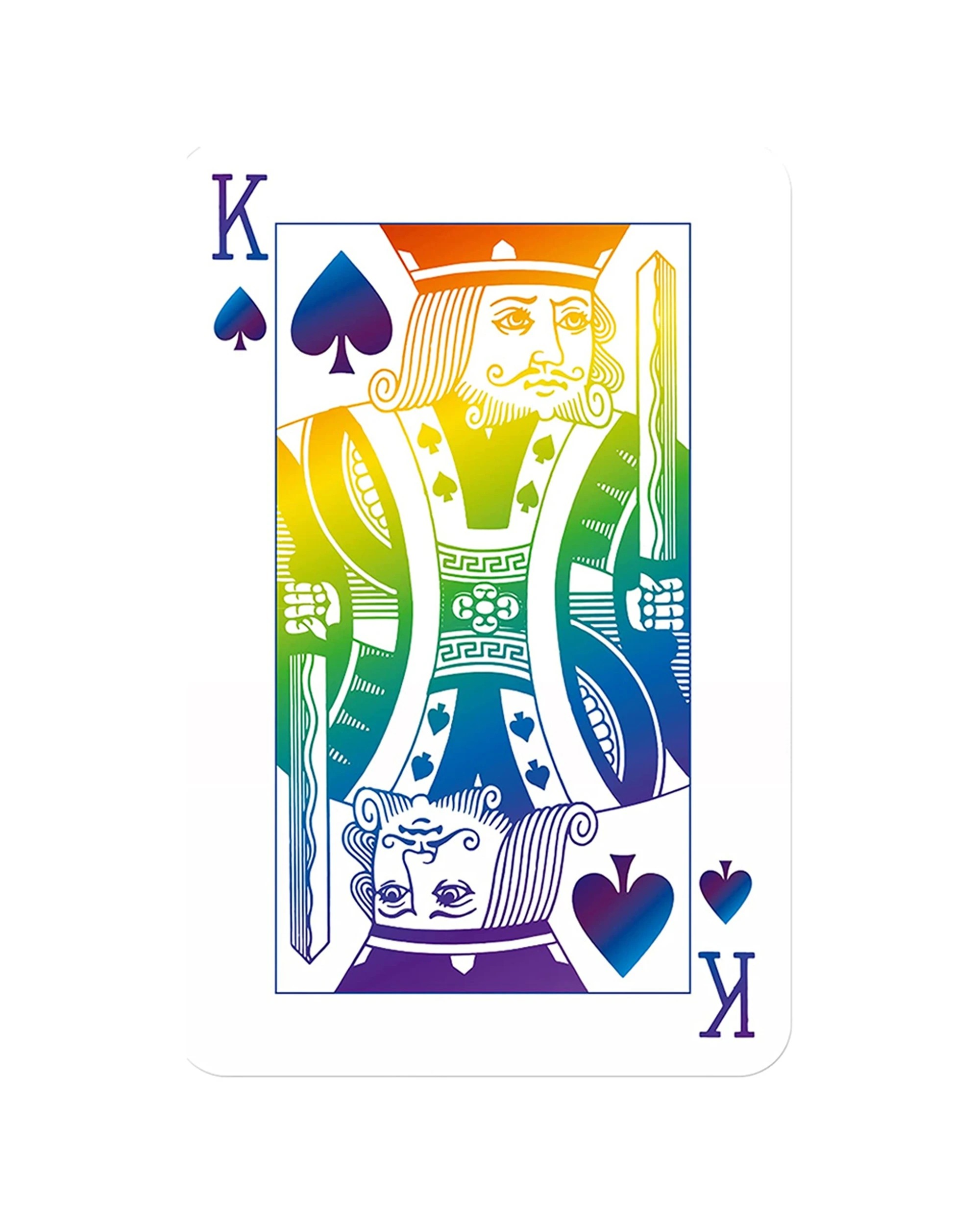 3 Waddingtons Rainbow Edition Traditional Playing Cards 2 Pack - Multi, 3 of 3