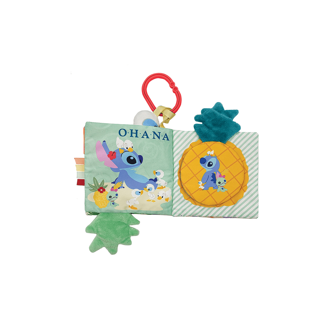 4 Disney Baby - Stitch On-The-Go Soft Book - Nursery Soft Book, Birth+ - Multi, 4 of 4