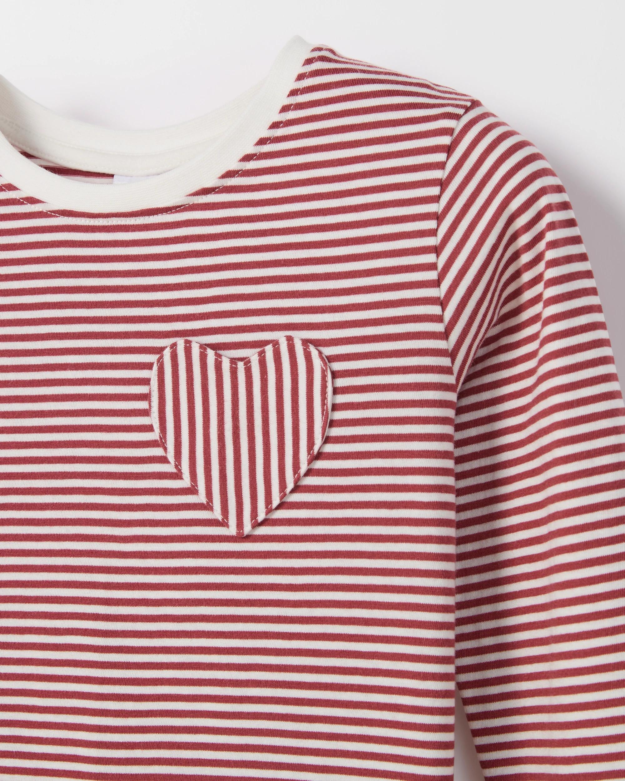 5 Target Kids Australian Cotton 3 Pack Long Sleeve T-Shirt STRIPE/APPLE PRINT/ALL OVER PRINT, 5 of 5