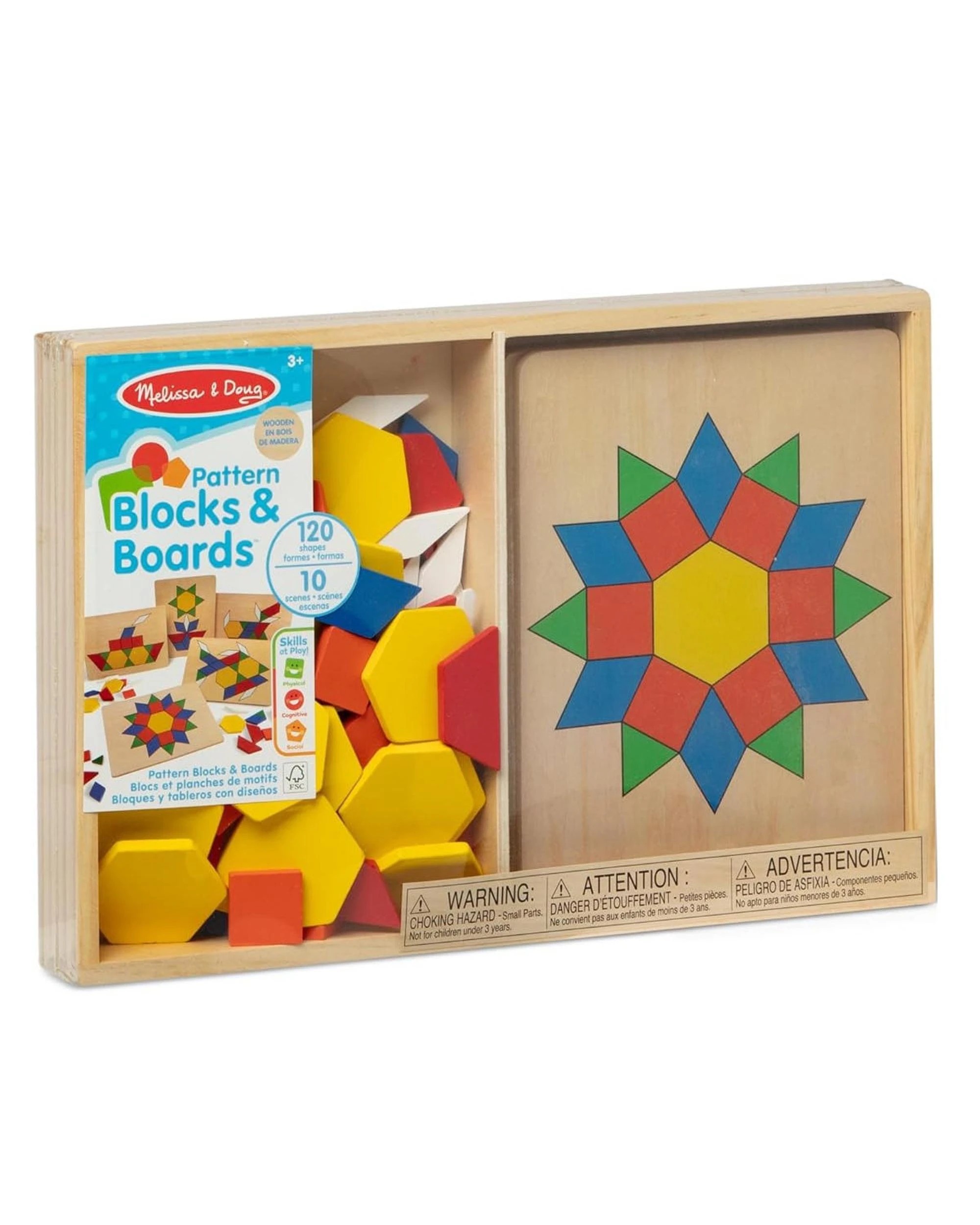 1 Melissa and Doug Pattern Blocks and Boards, 1 of 4