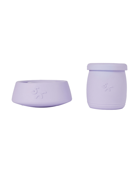 2 Pack Pet Rubber Treat Chew - Lilac