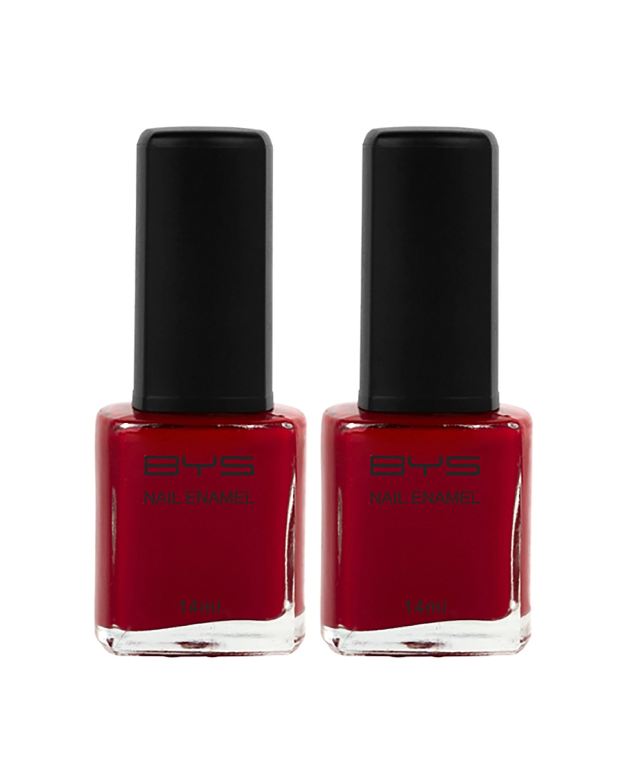 1 BYS 2PK BYS Rebel Nail Polish Long Wearing Chip Resistant 14ml - Red, 1 of 1