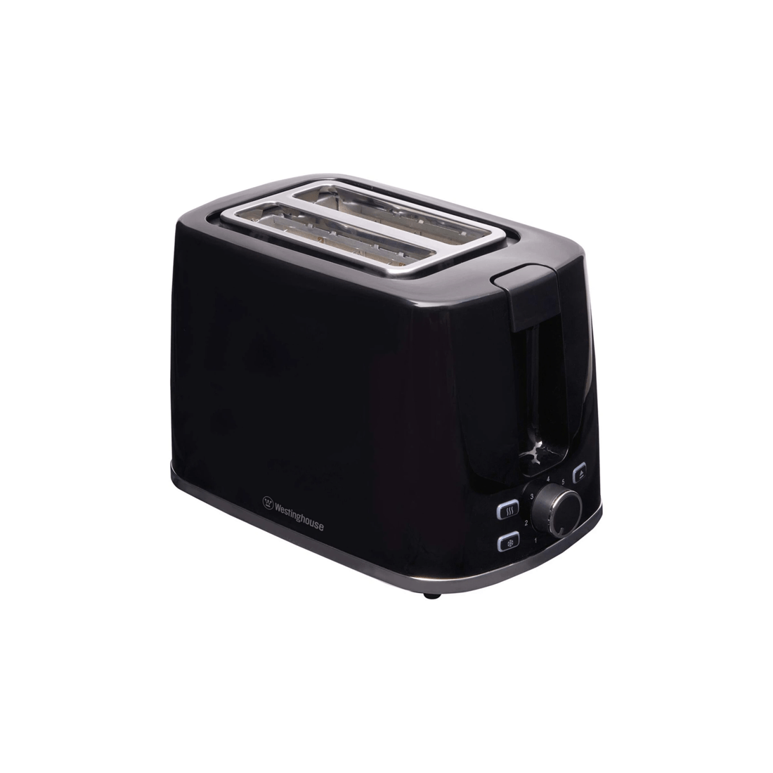 1 Westinghouse Electric Kitchen Benchtop Bread Toaster Extra-wide 2 Slice - Black, 1 of 8