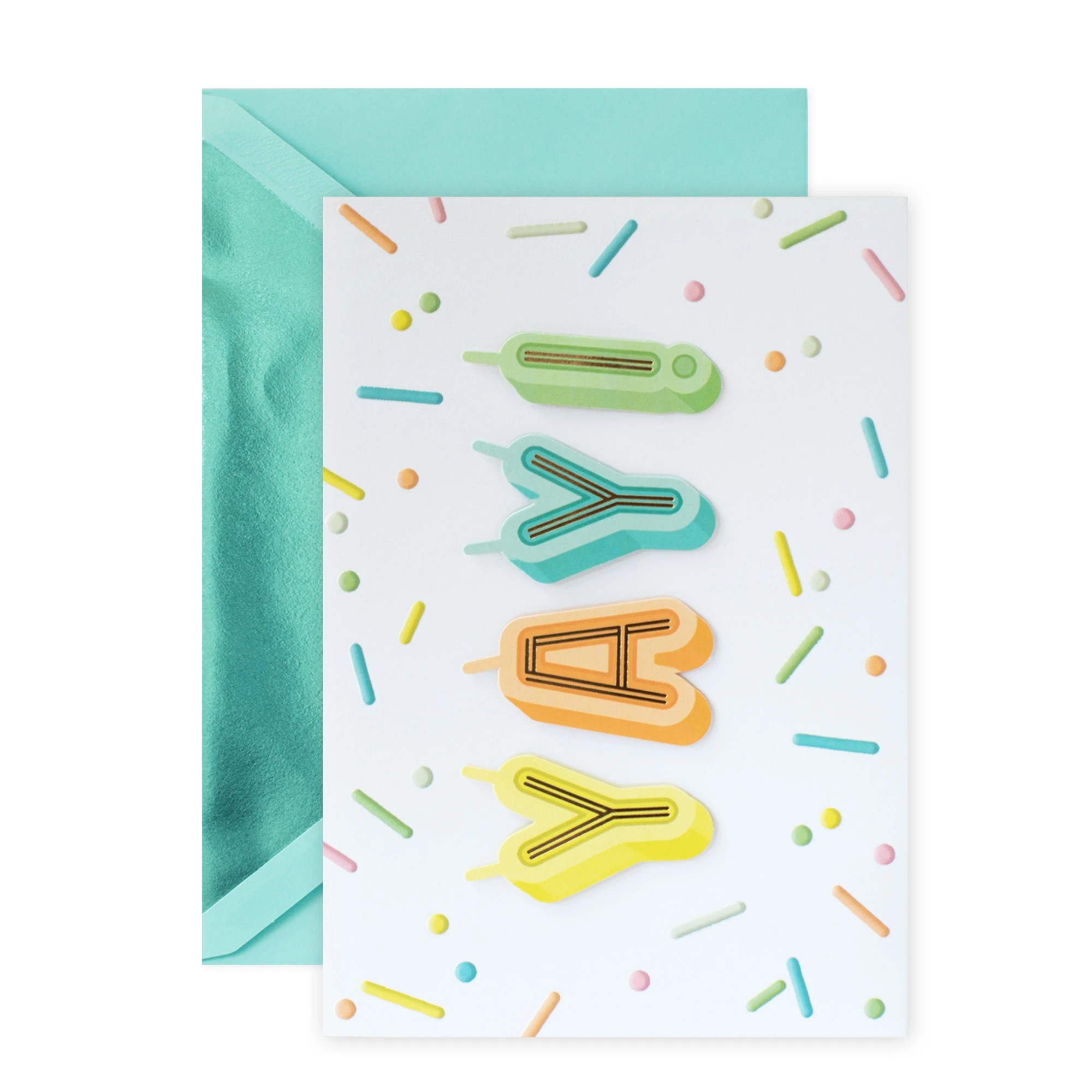 1 Hallmark Signature Birthday Card - YAY!, 1 of 3