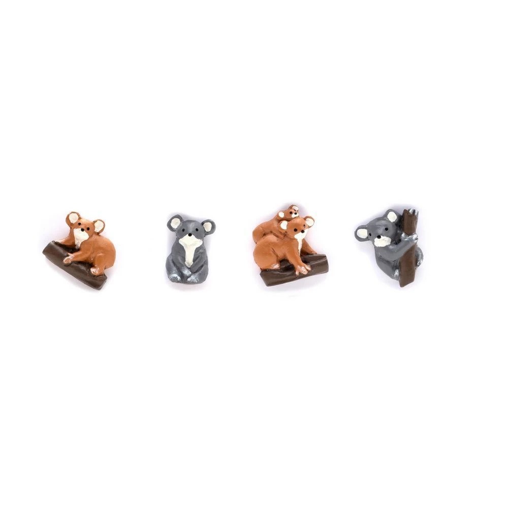 2 Three By Three Koala Magnets Resin 4 Pack, 2 of 3