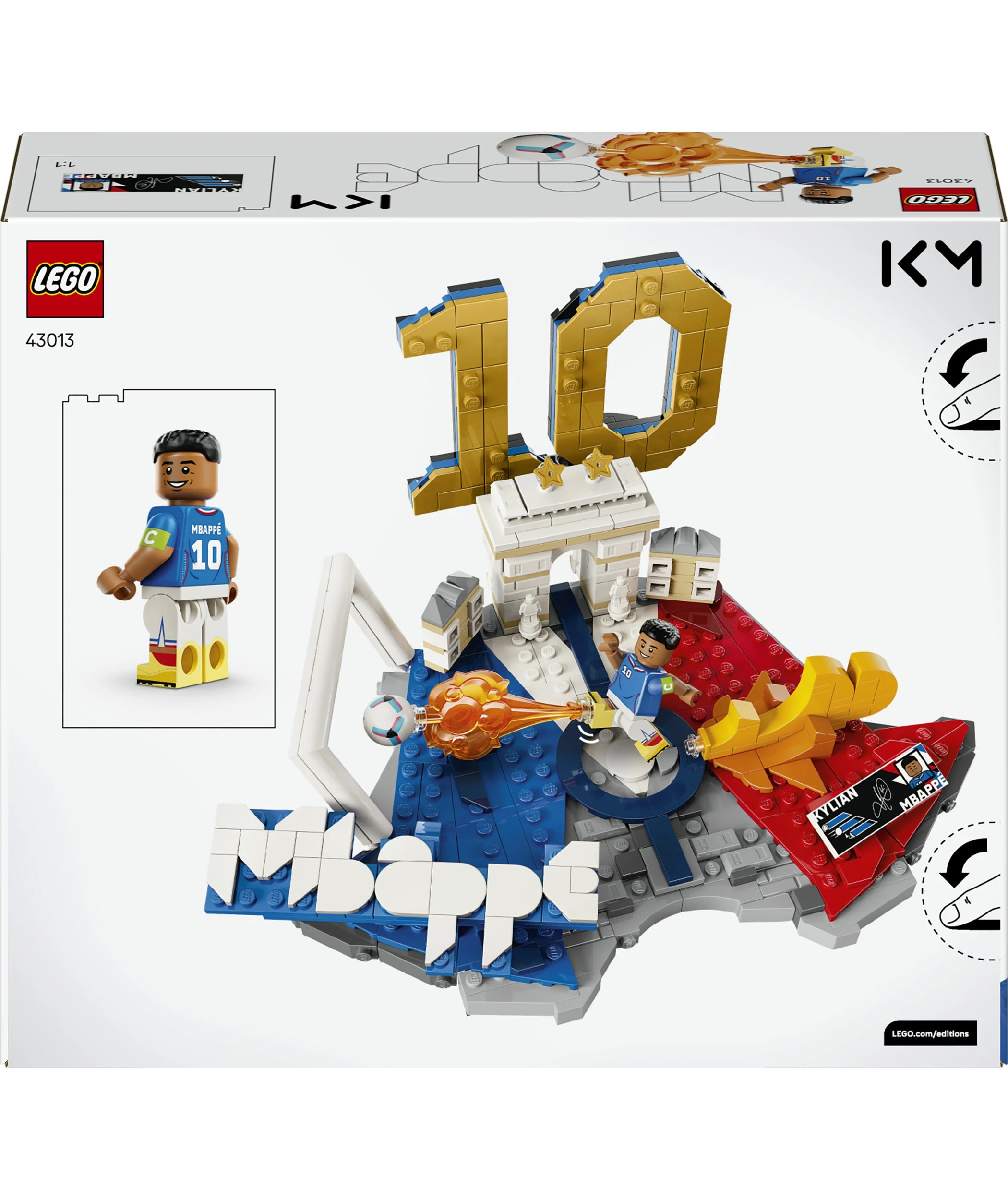 10 LEGO Editions Football Kylian Mbappe - Football Highlights 43013, 10 of 10