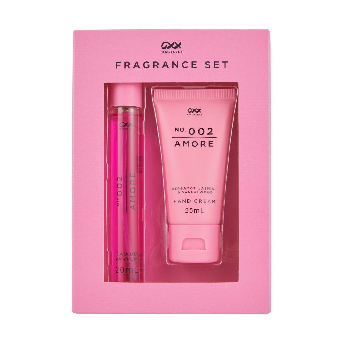 1 OXX Fragrance No. 002 Amore Fragrance Set - Bergamot, Jasmine and Sandalwood, 1 of 5