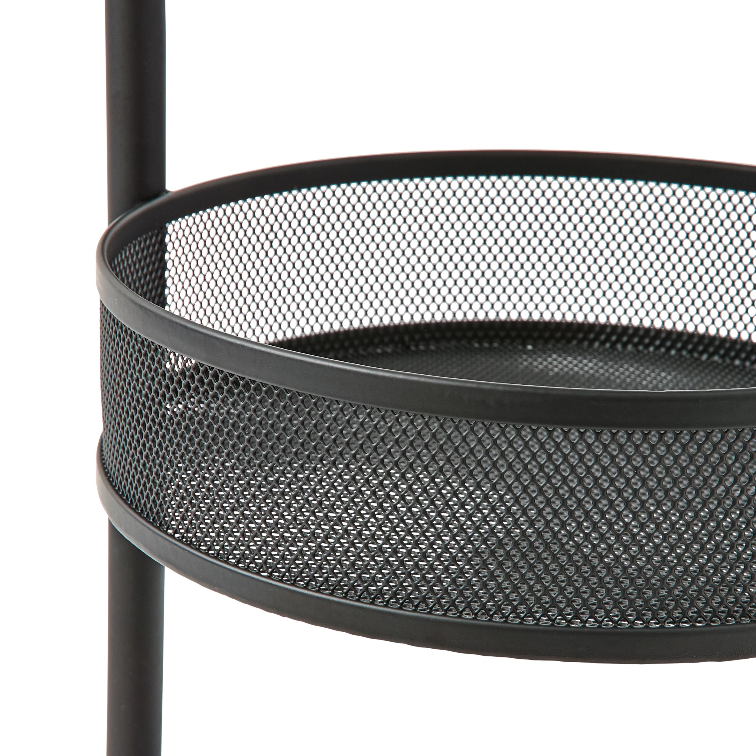 7 3 Tier Floor Caddy - Black, 7 of 7